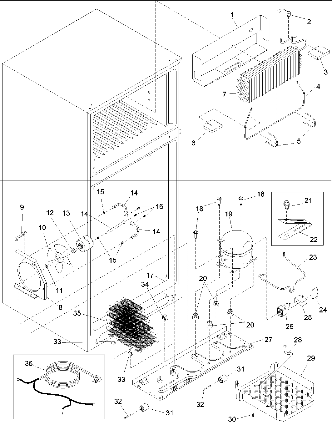 03 - Evaporator and Machine Compartment