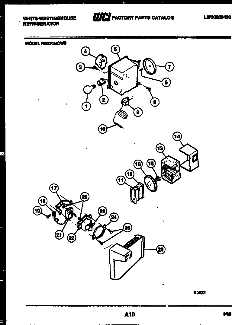 06 - REFRIGERATOR CONTROL ASSEMBLY, DAMP