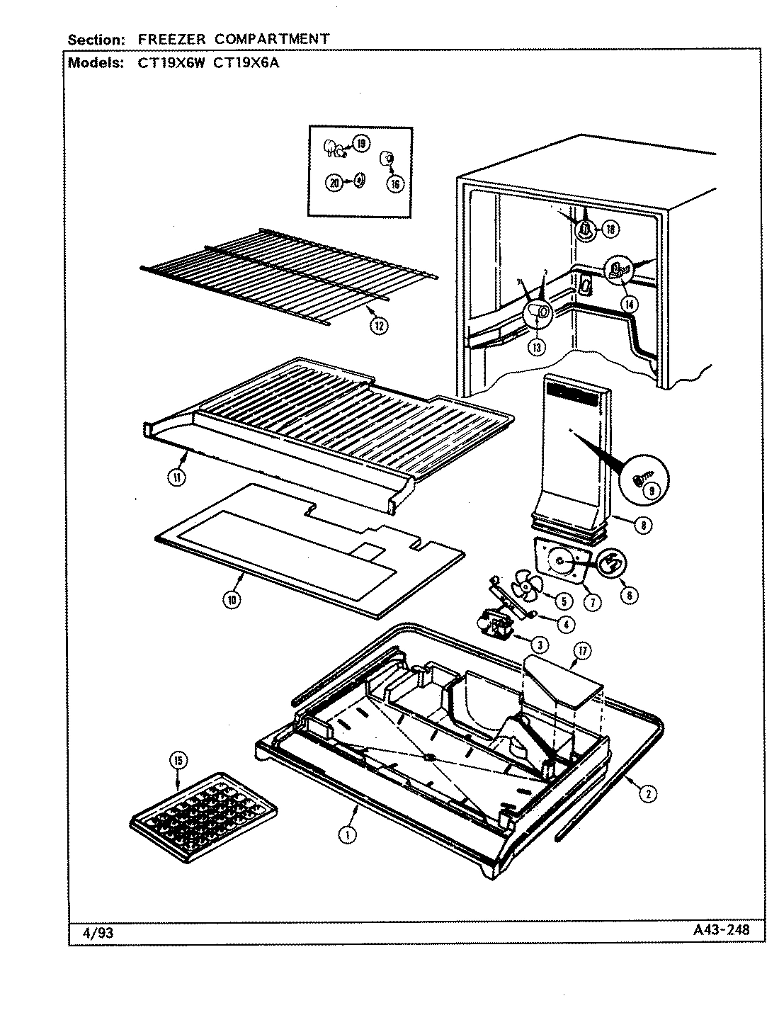 01 - FREEZER COMPARTMENT