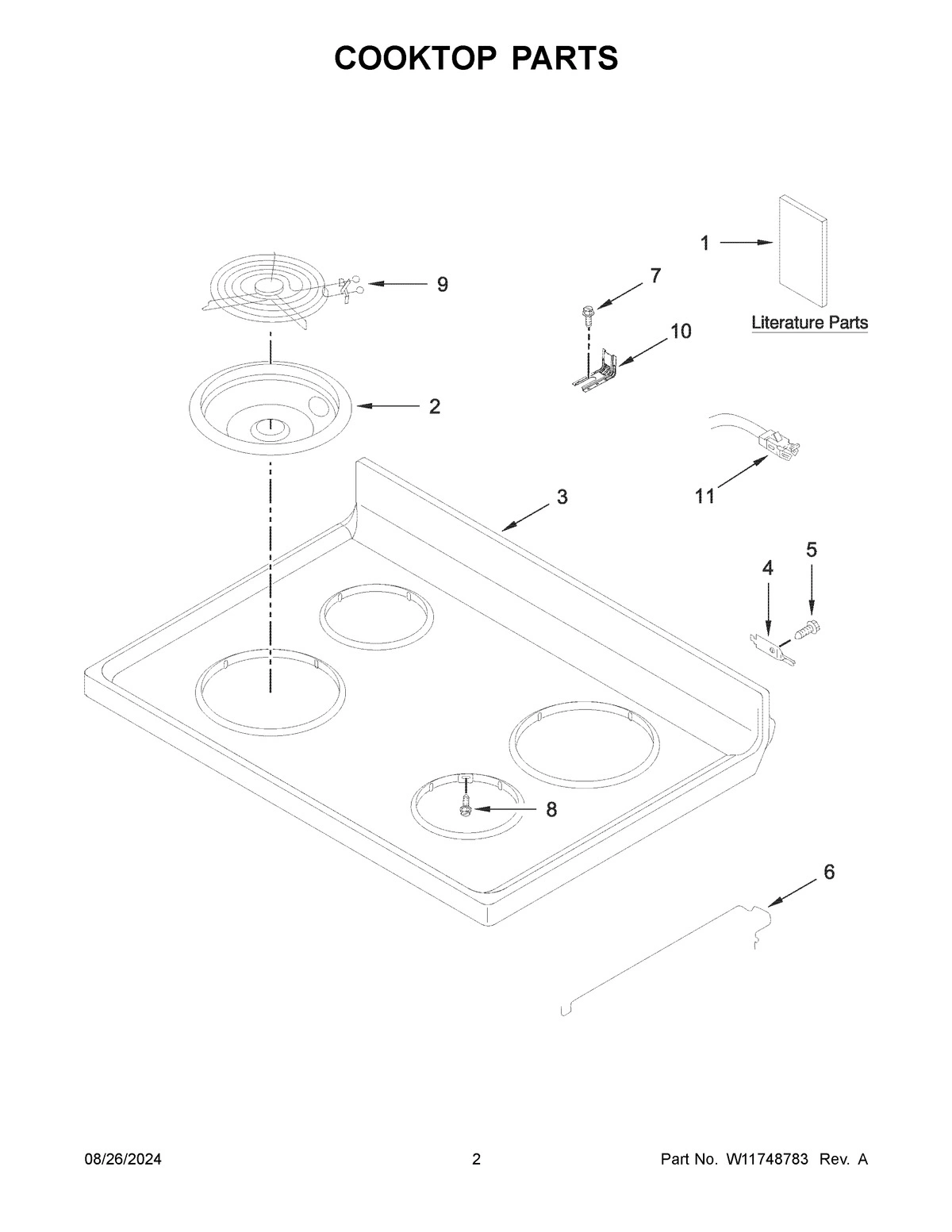 02 - COOKTOP PARTS