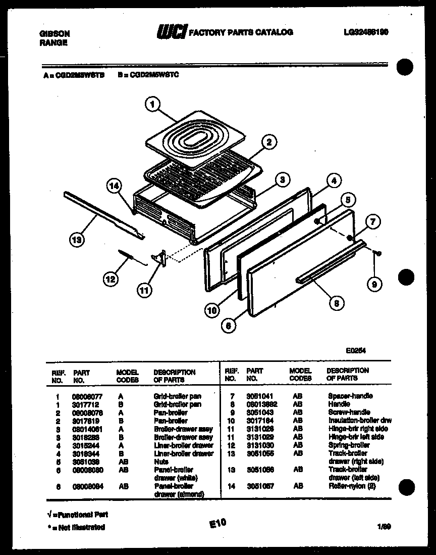 04 - BROILER DRAWER PARTS