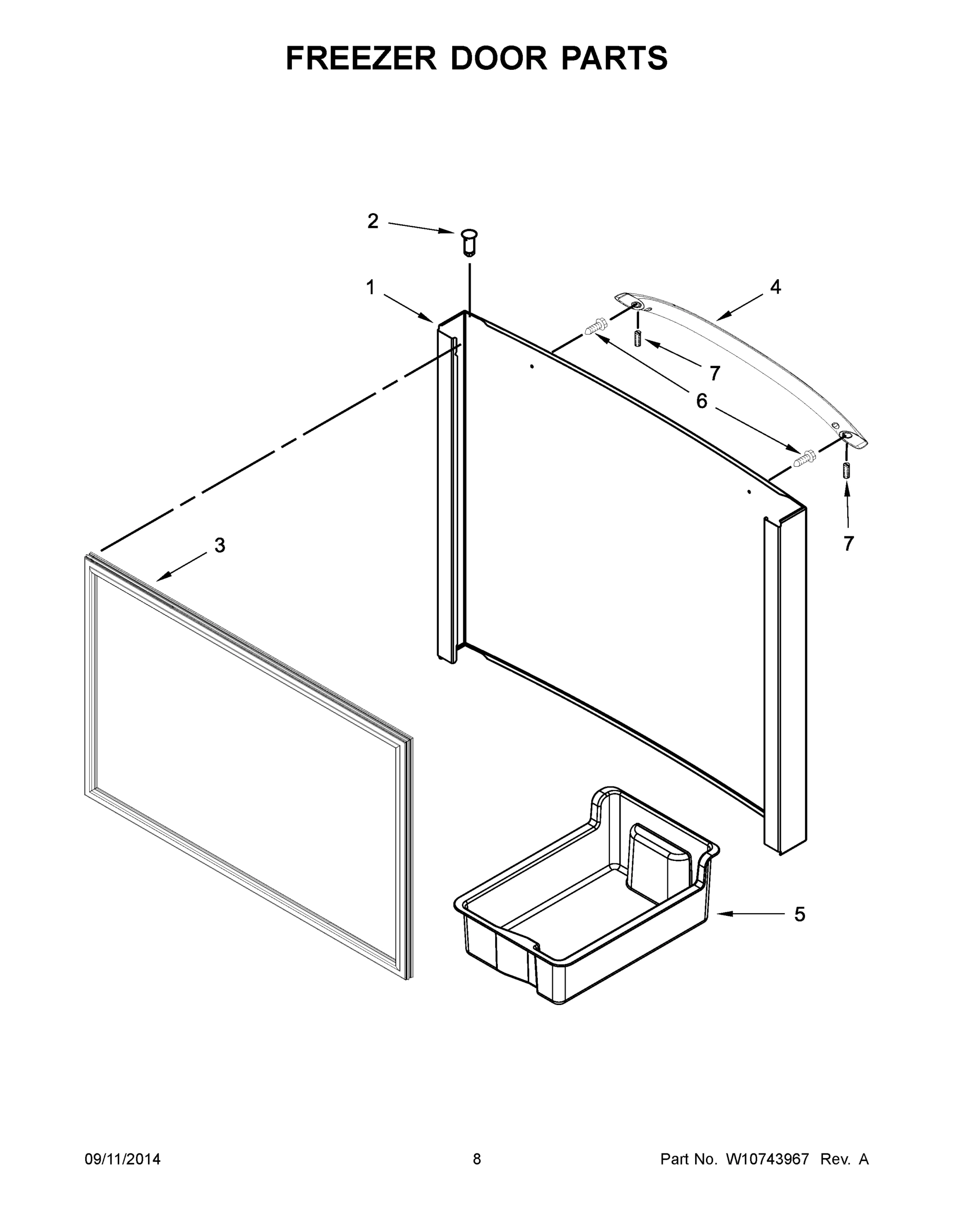 05 - FREEZER DOOR PARTS