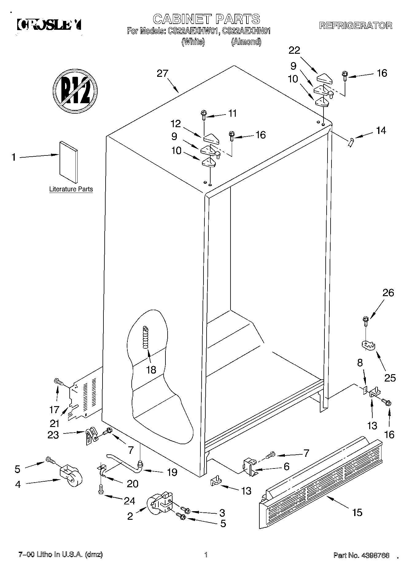 01 - CABINET, LITERATURE