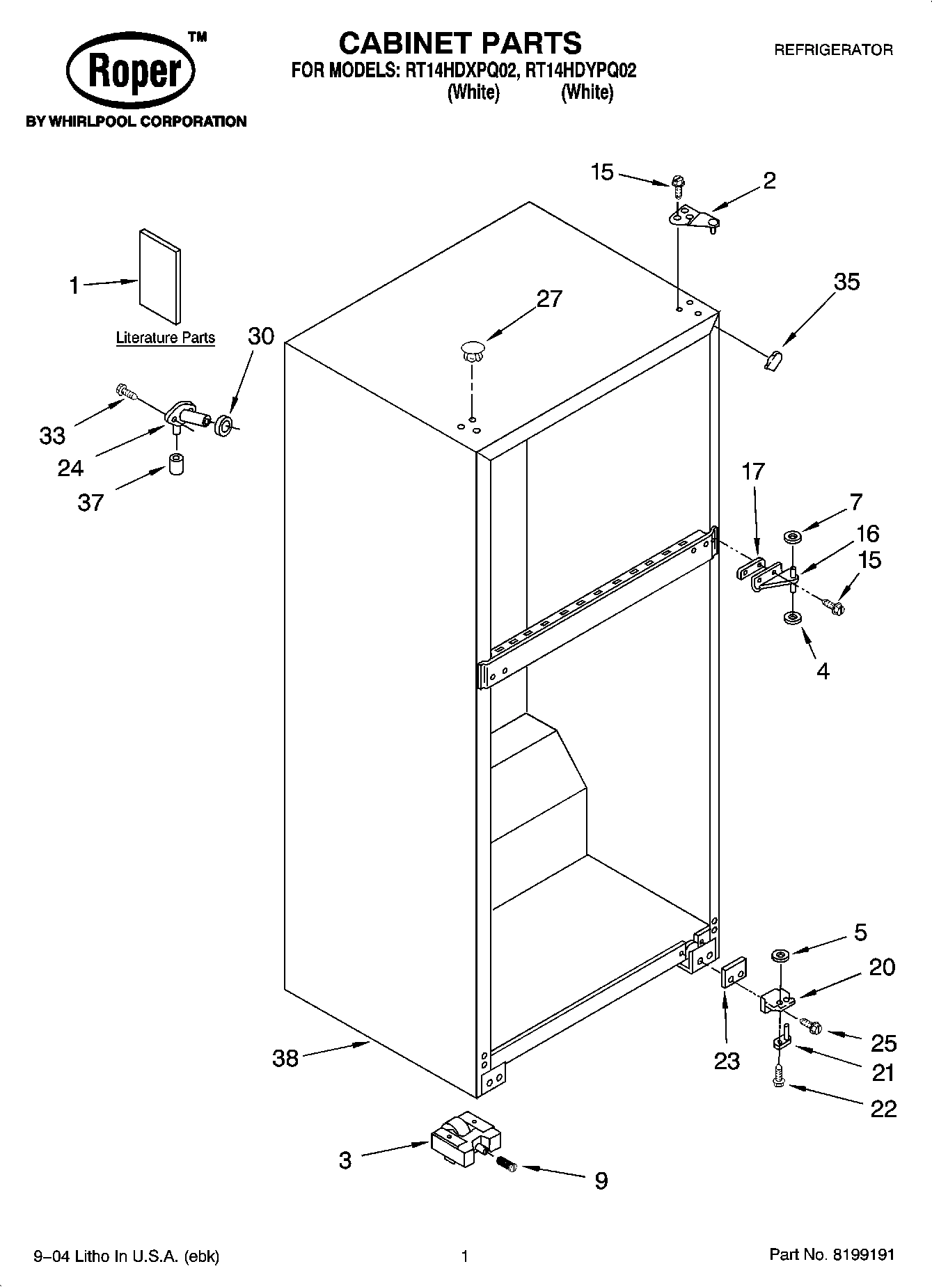 01 - CABINET PARTS