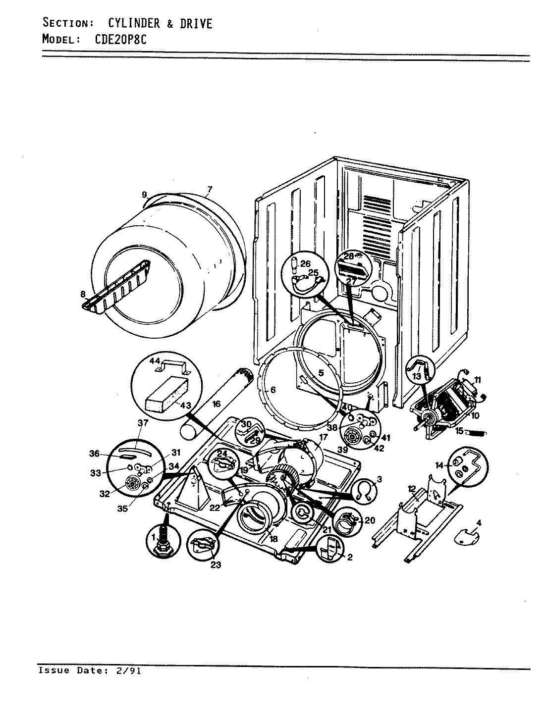 02 - CYLINDER & DRIVE