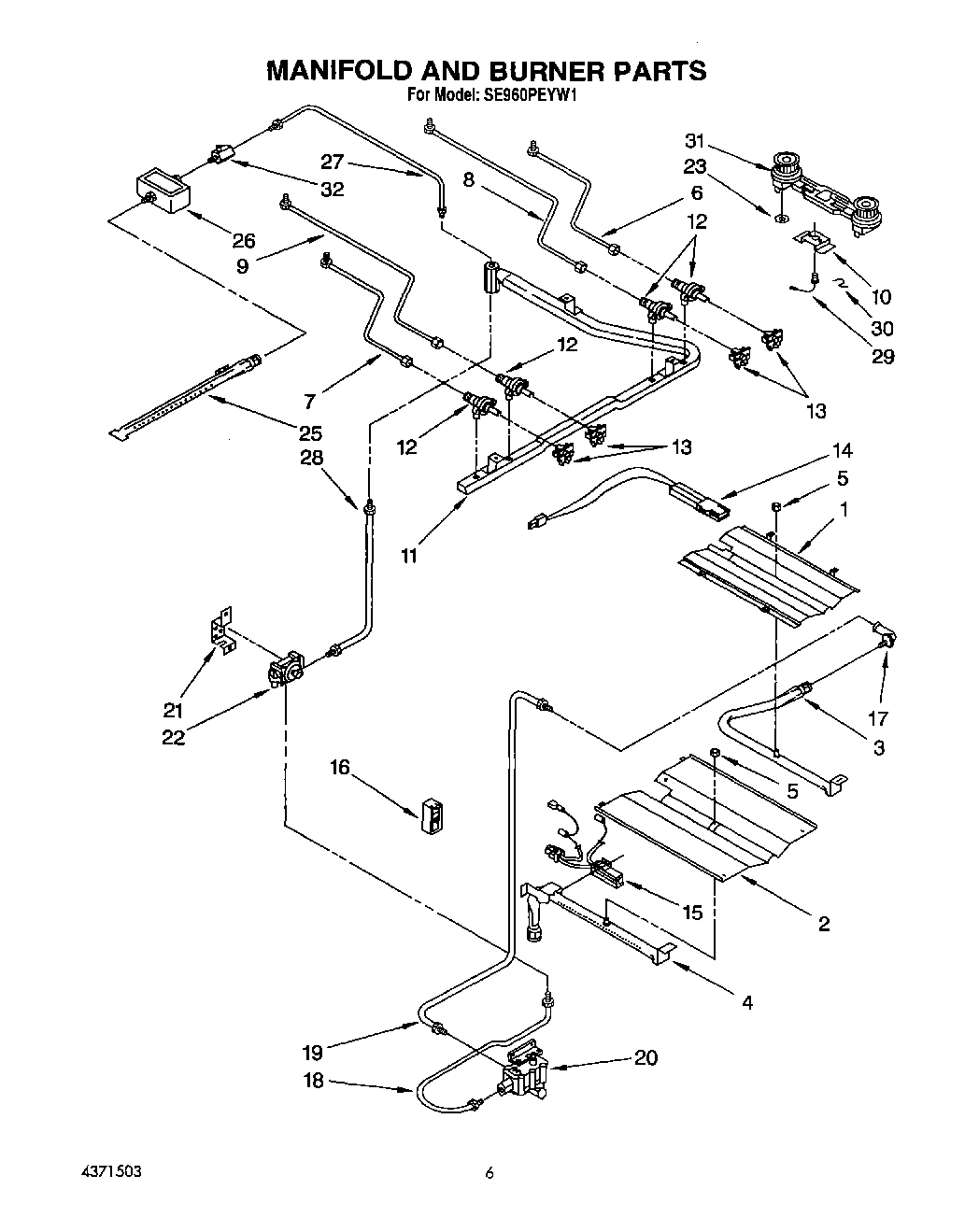 05 - MANIFOLD AND BURNER, LIT/OPTIONAL