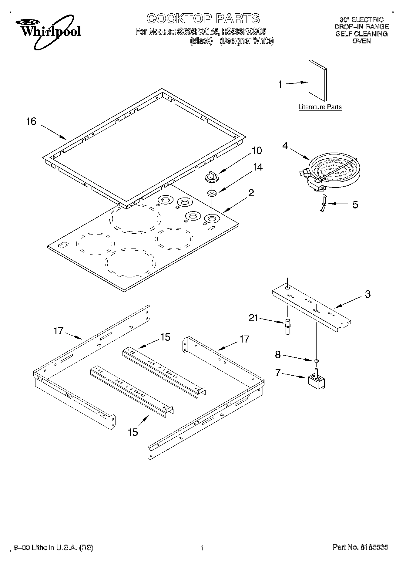 01 - COOKTOP, LITERATURE