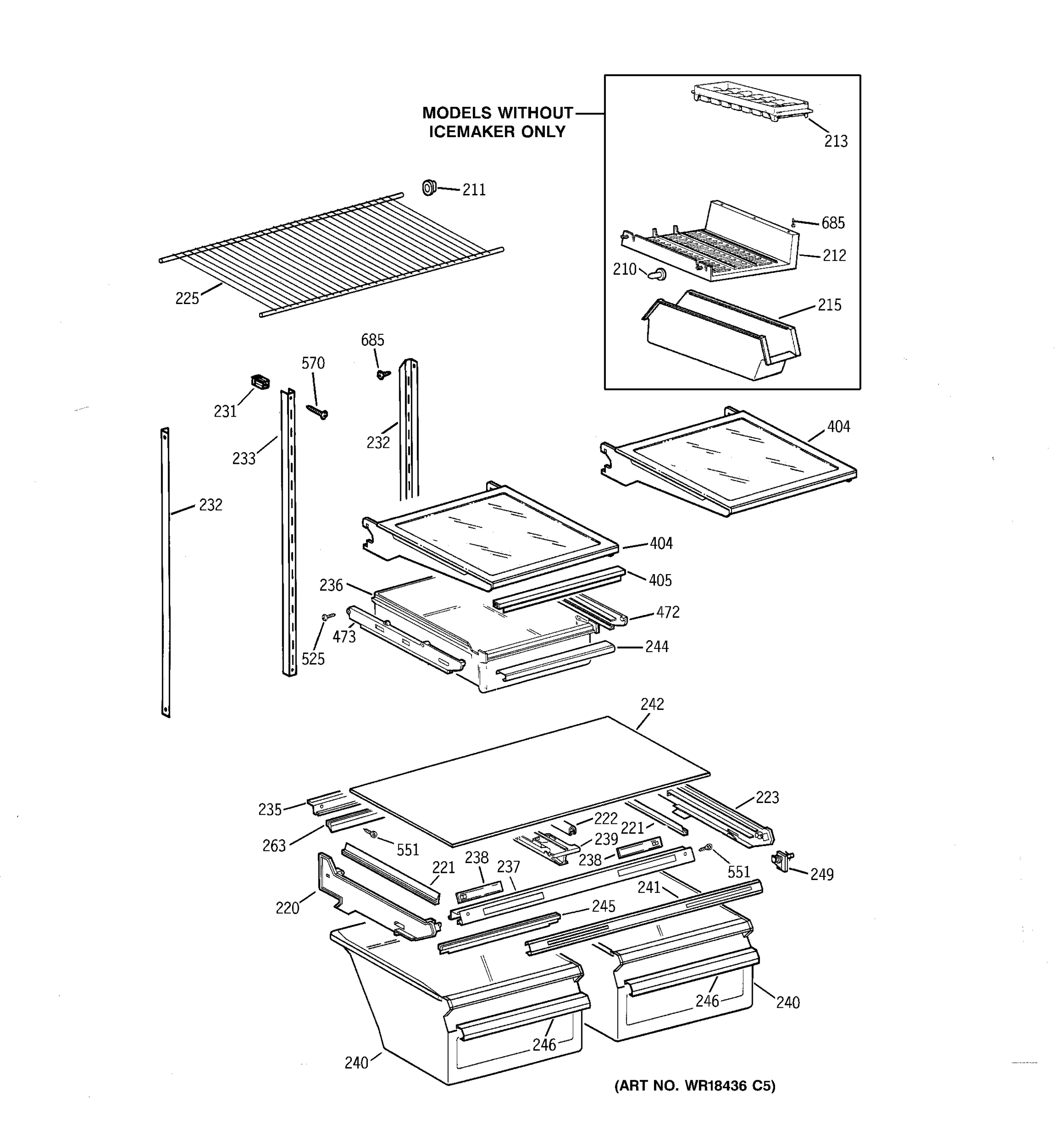 SHELF PARTS