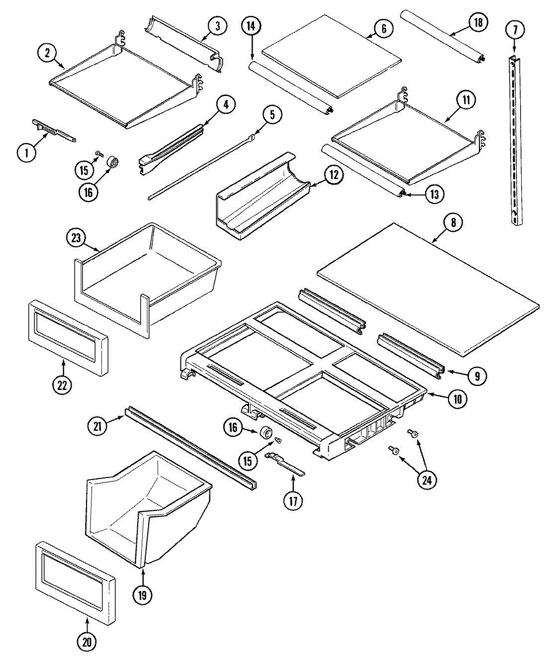 09 - SHELVES & ACCESSORIES