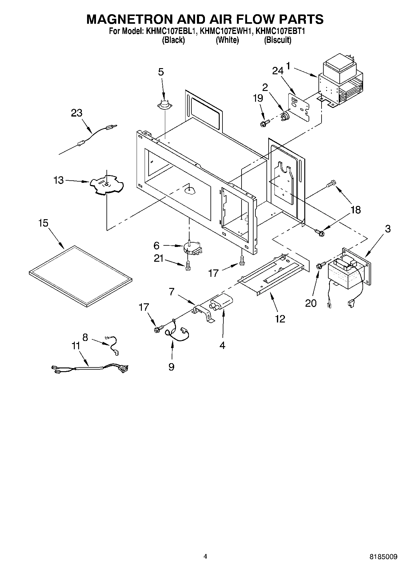 04 - MAGNETRON AND AIR FLOW PARTS