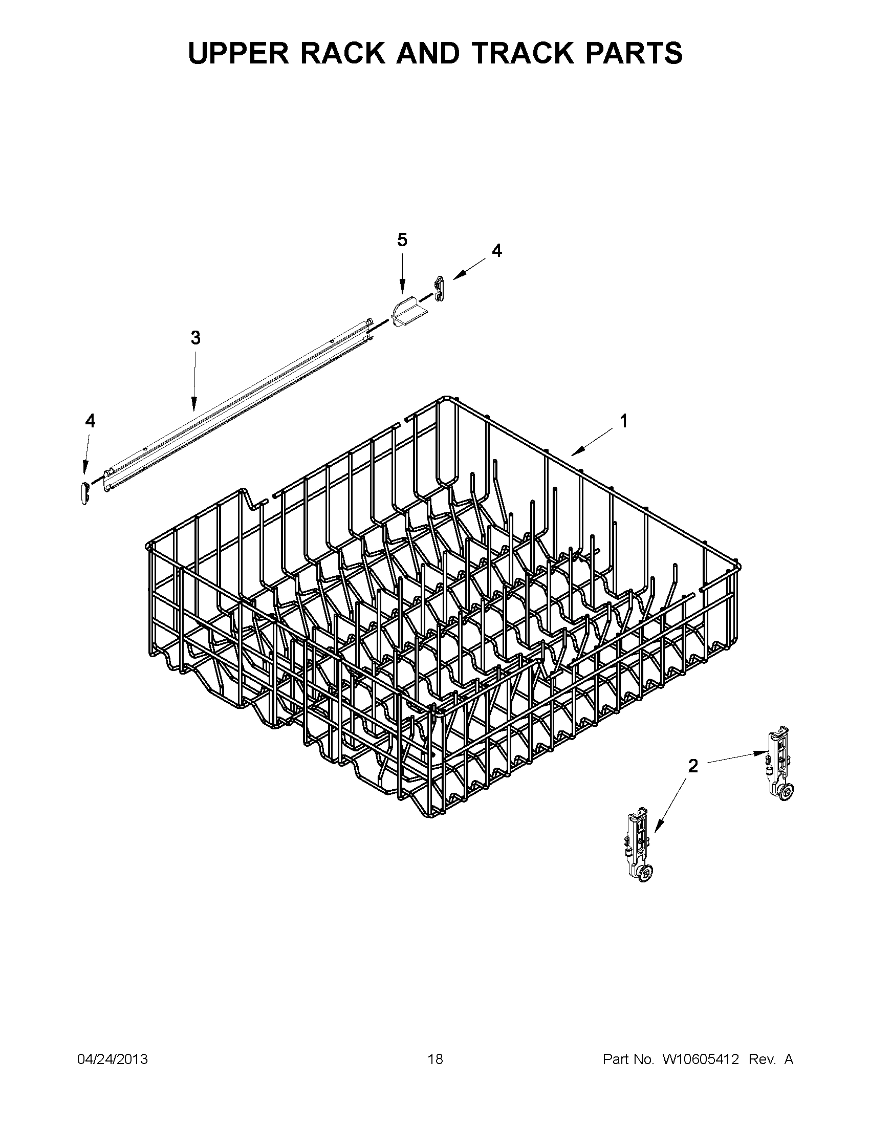 09 - UPPER RACK AND TRACK PARTS