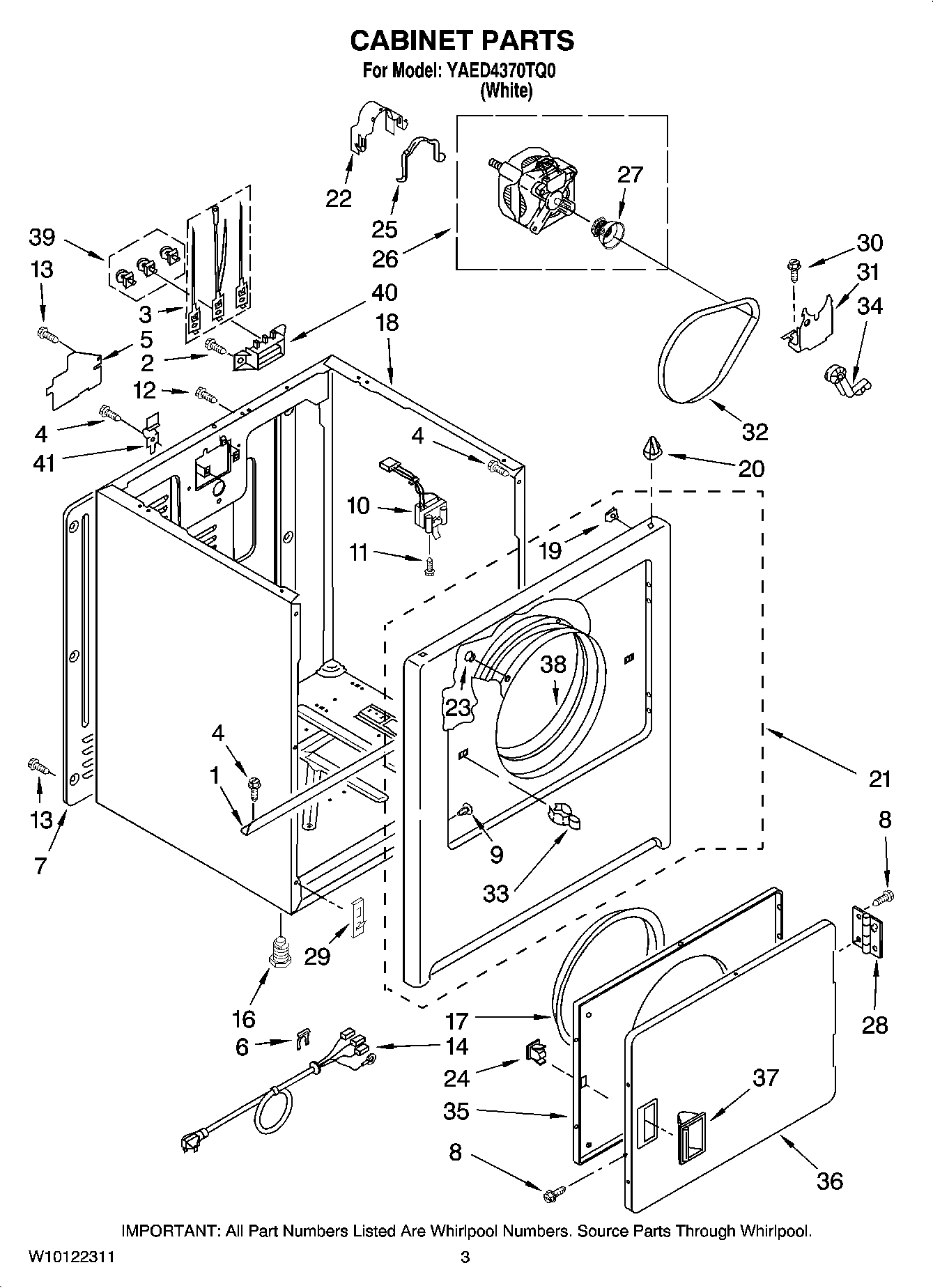02 - CABINET PARTS