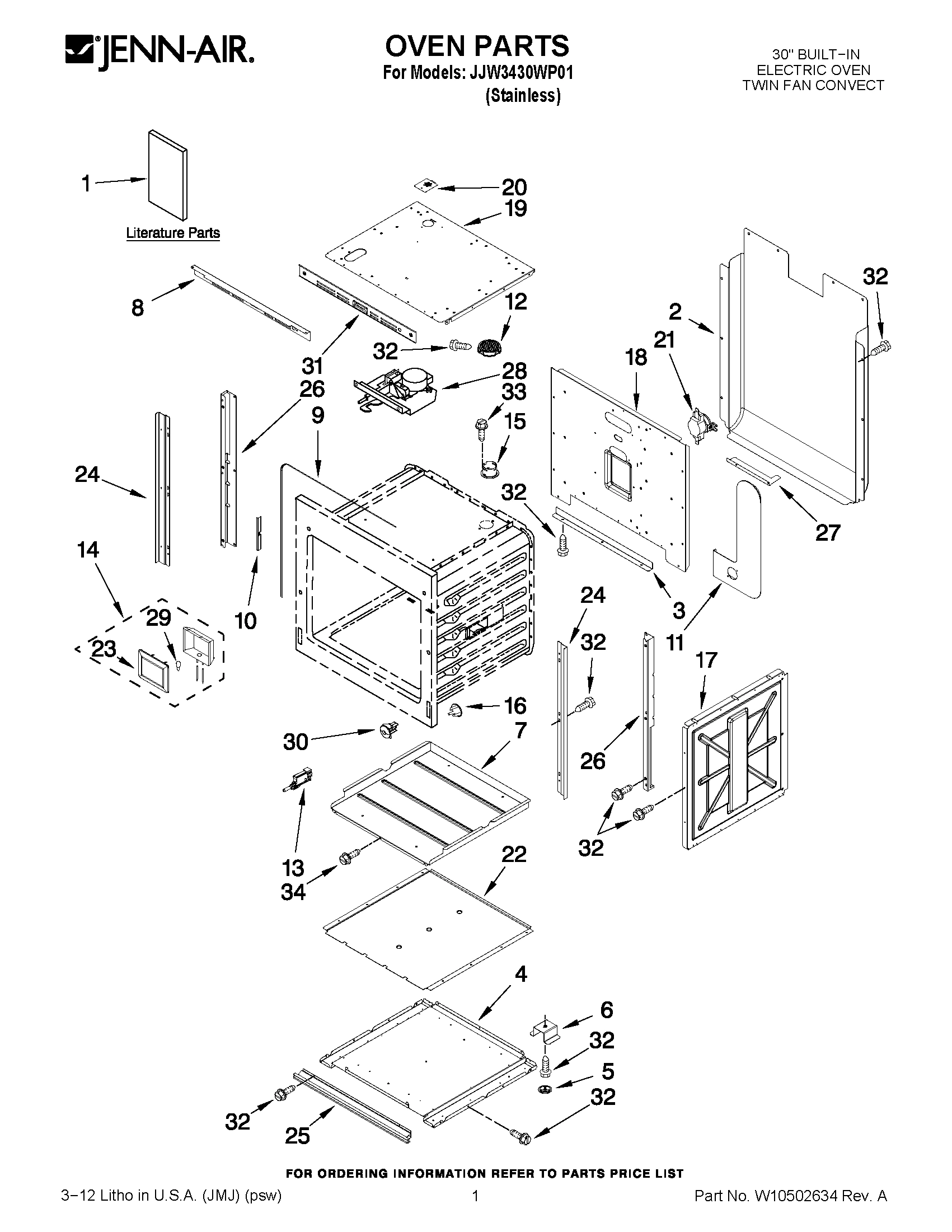 01 - OVEN PARTS
