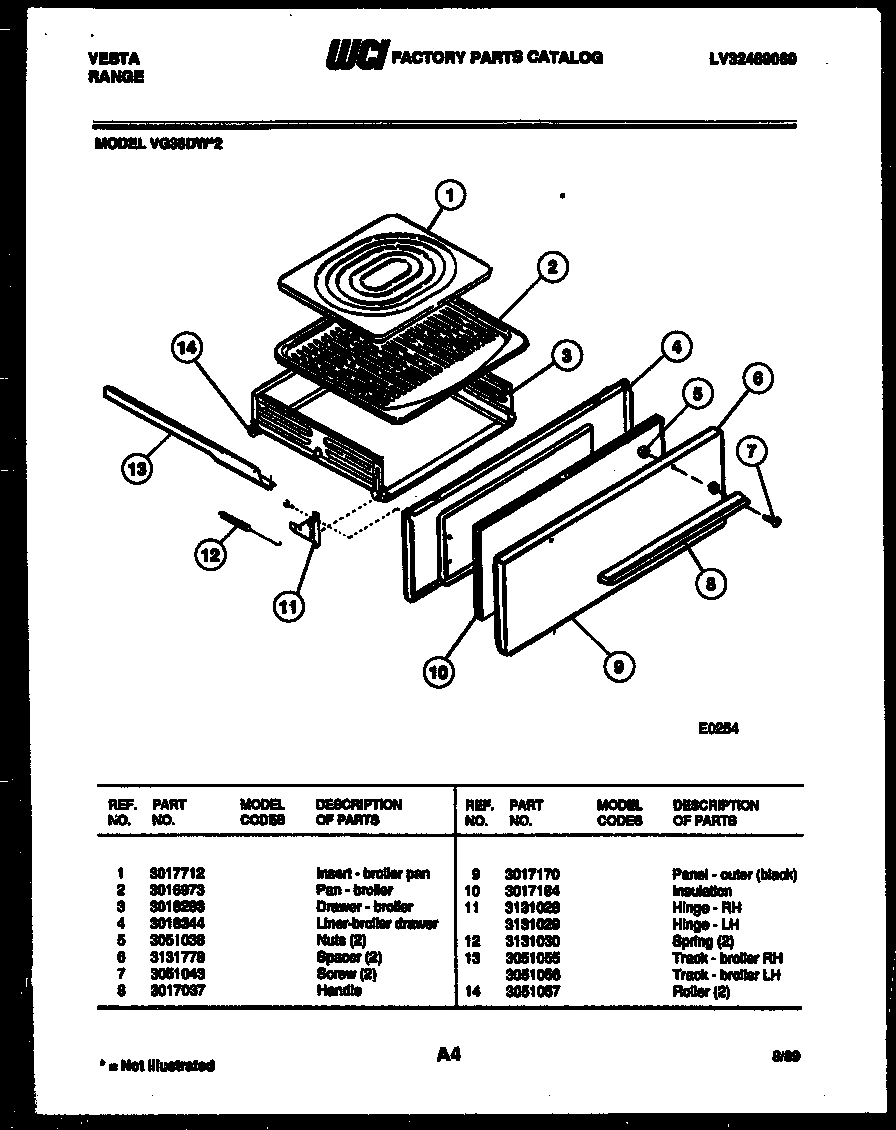 04 - BROILER DRAWER PARTS