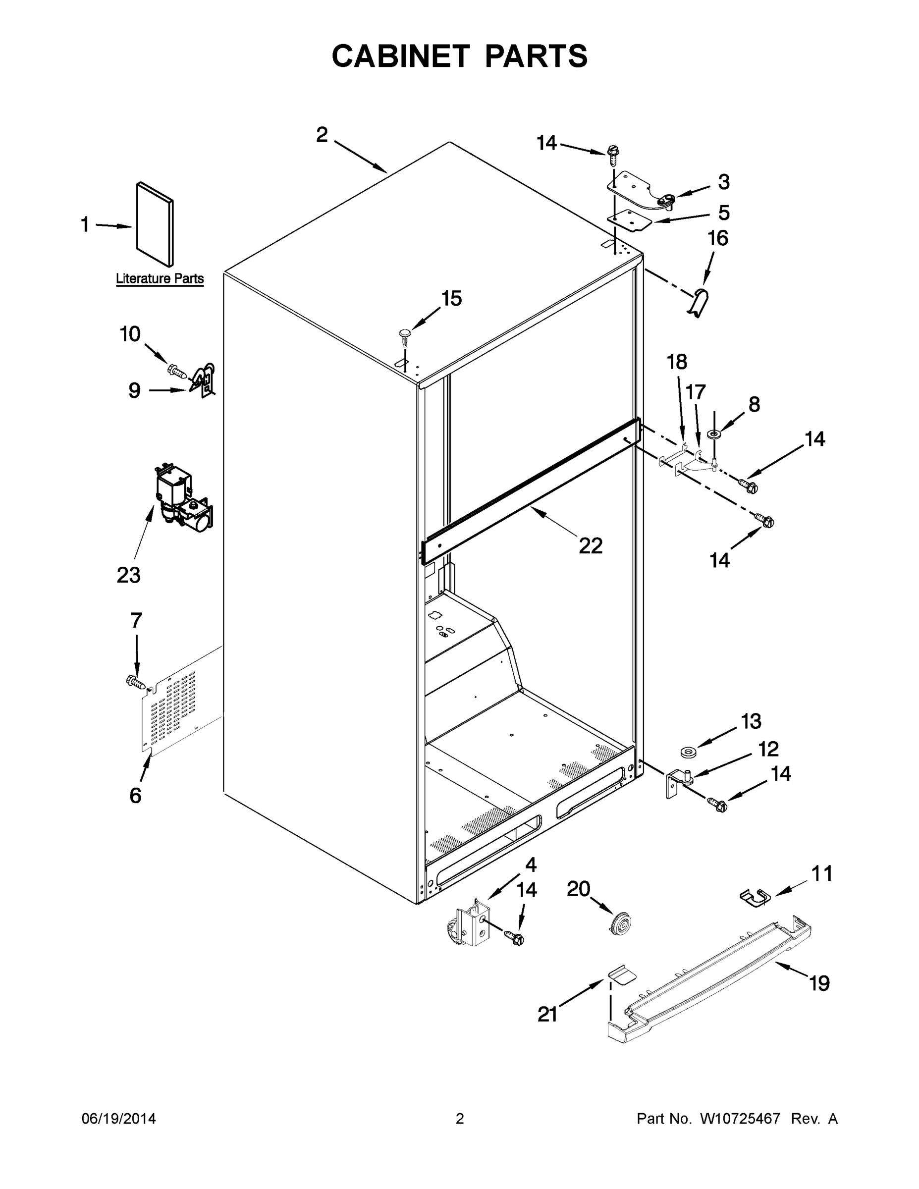 02 - CABINET PARTS