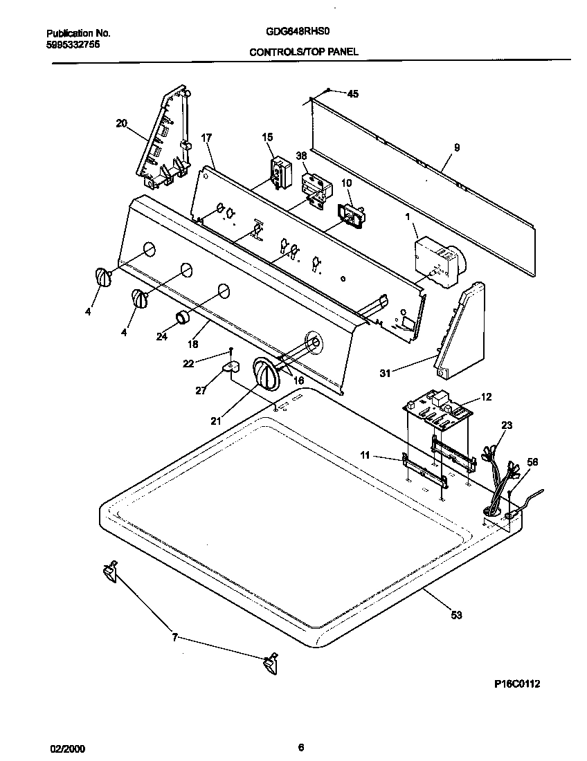04 - P16C0112 CONTROL PANEL