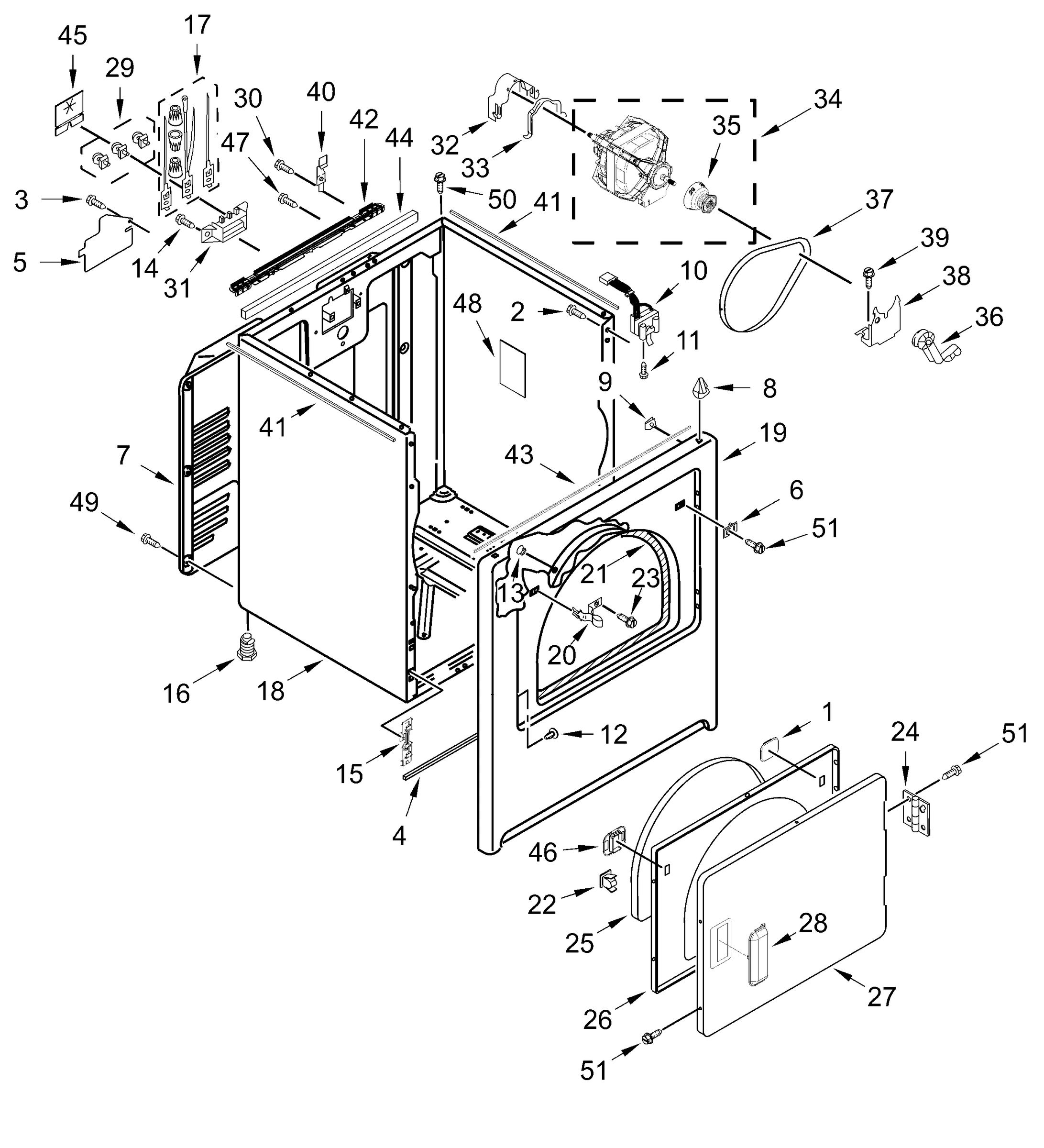 CABINET PARTS