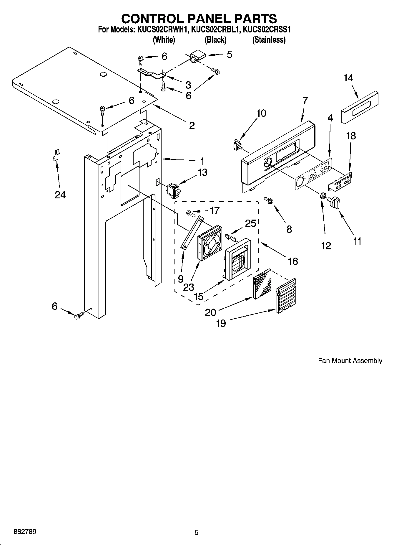05 - CONTROL PANEL PARTS