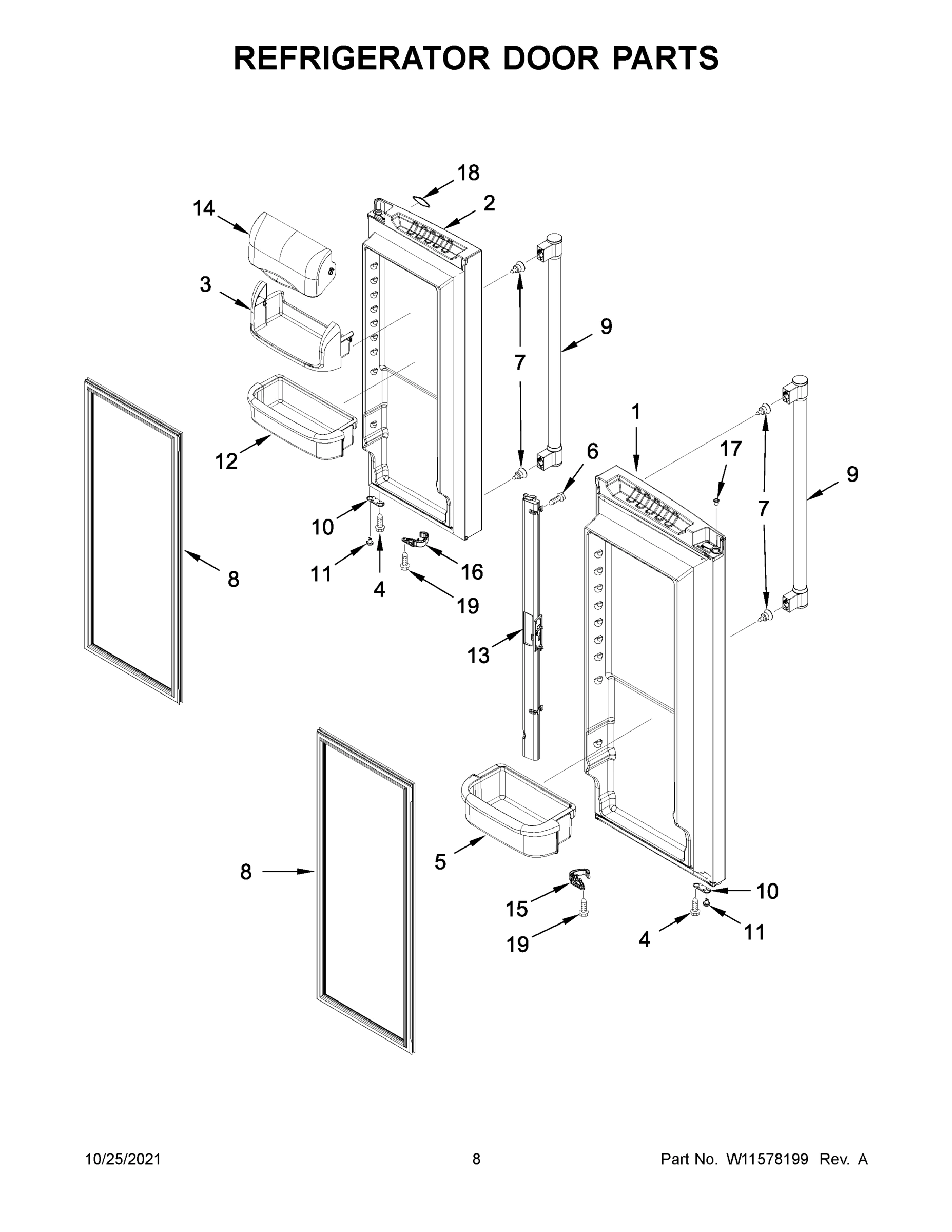 05 - REFRIGERATOR DOOR PARTS