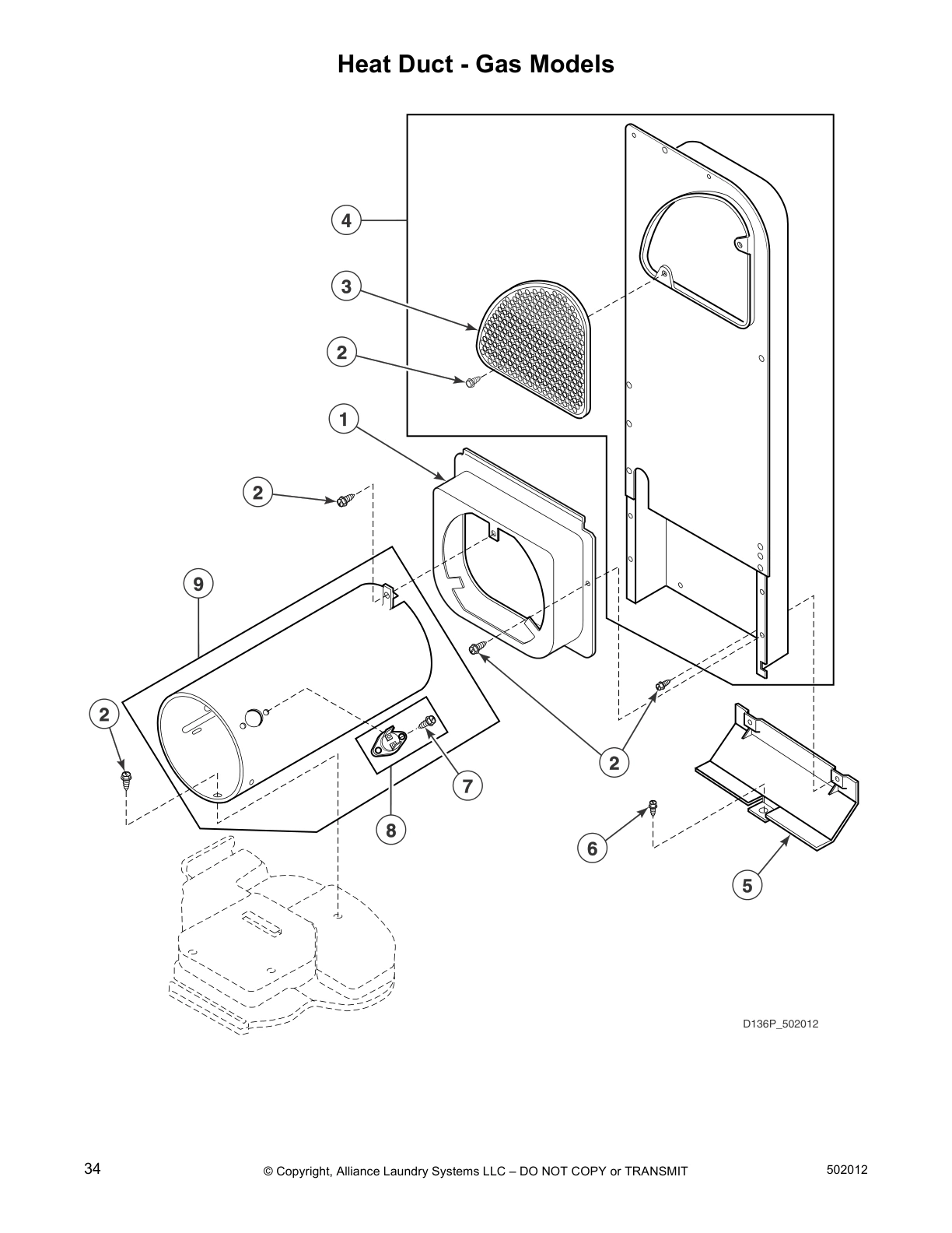 Heat Duct - Gas Models