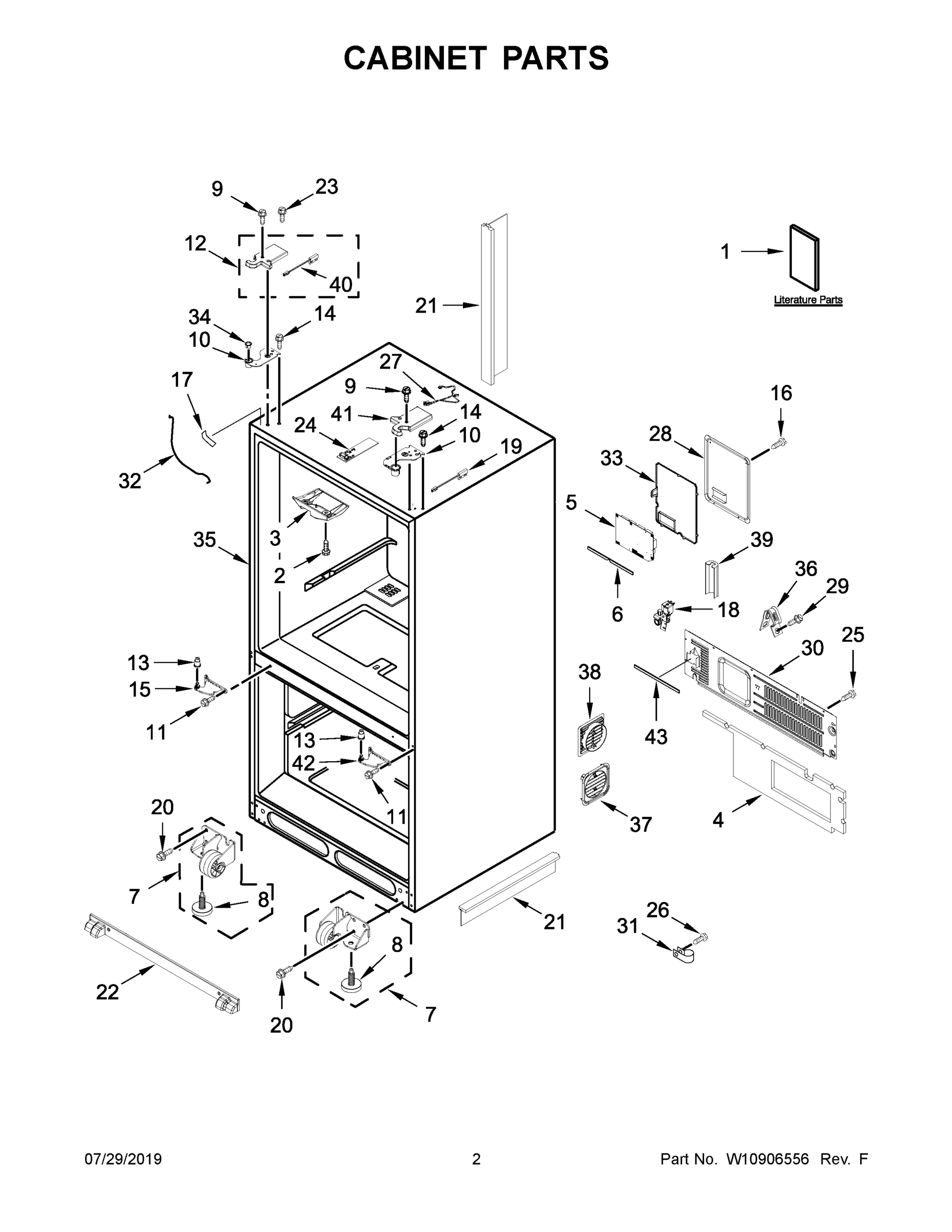 02 - CABINET PARTS