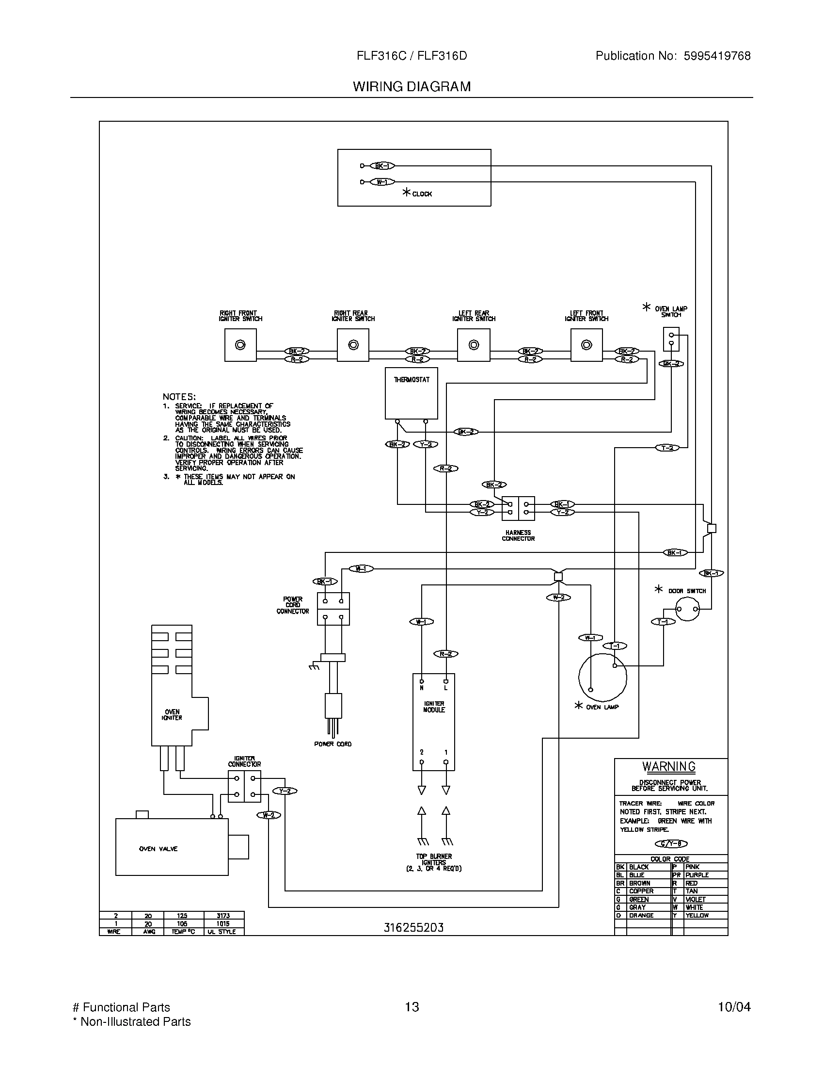 13 - WIRING DIAGRAM