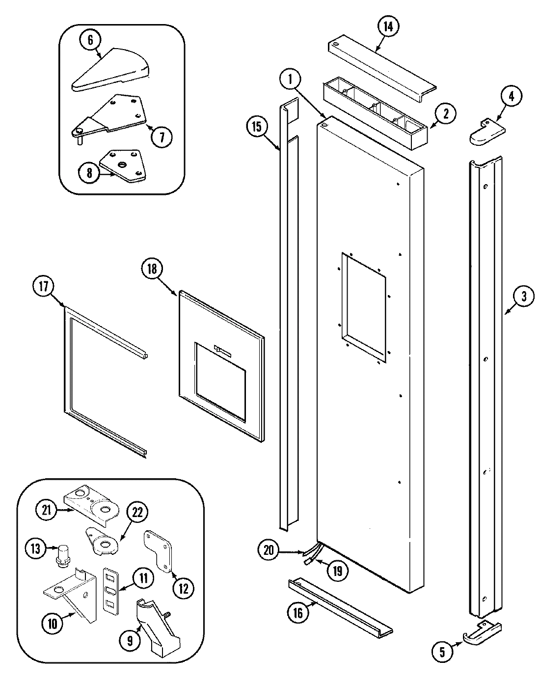 03 - FREEZER OUTER DOOR