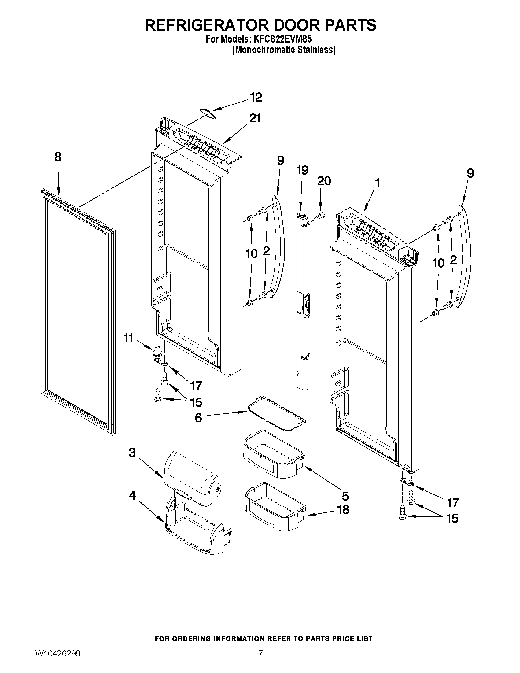04 - REFRIGERATOR DOOR PARTS