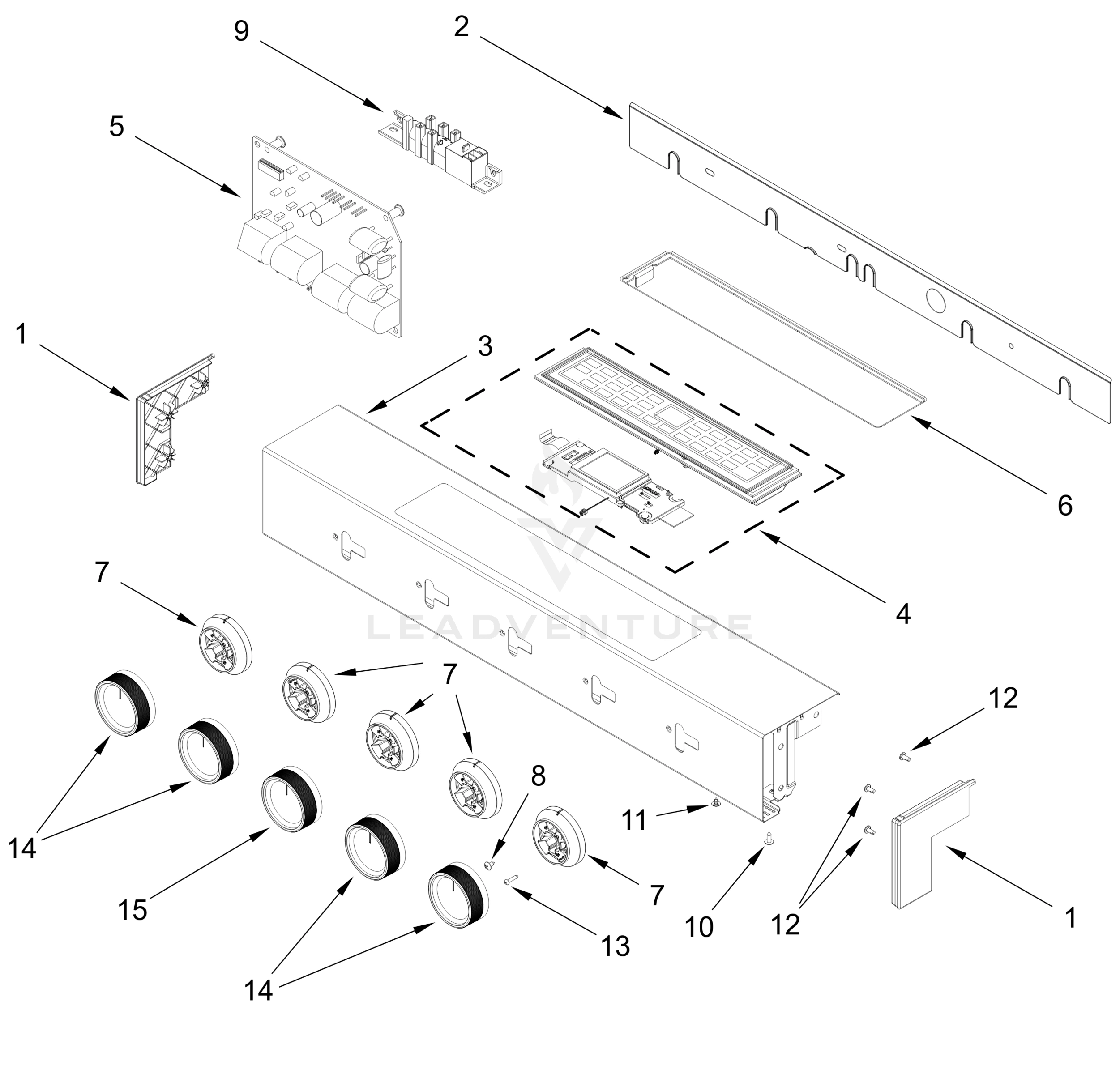 CONTROL PANEL PARTS