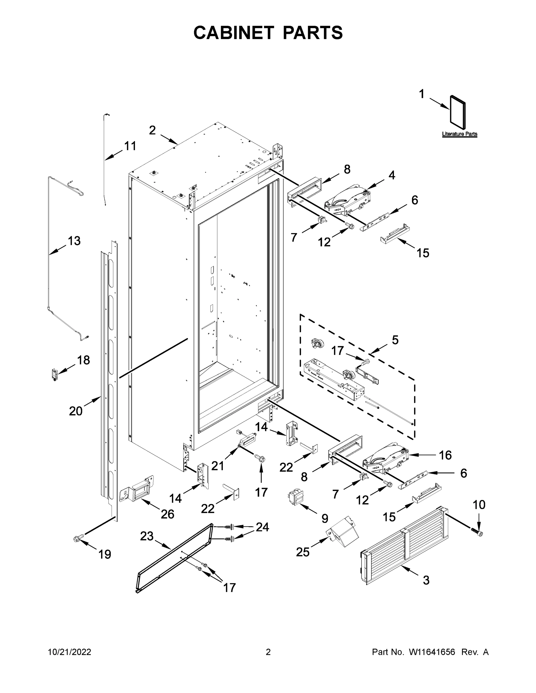 02 - CABINET PARTS