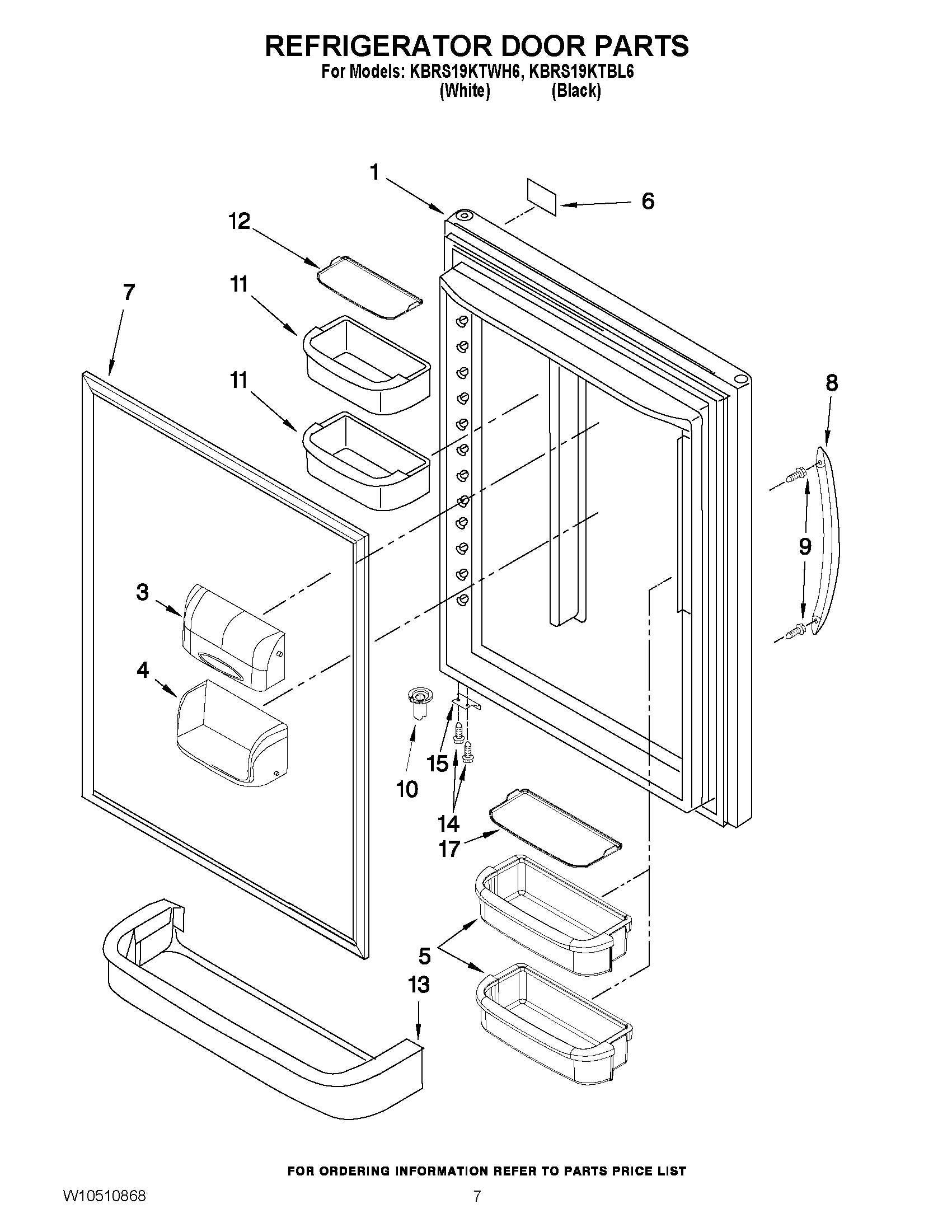 04 - REFRIGERATOR DOOR PARTS