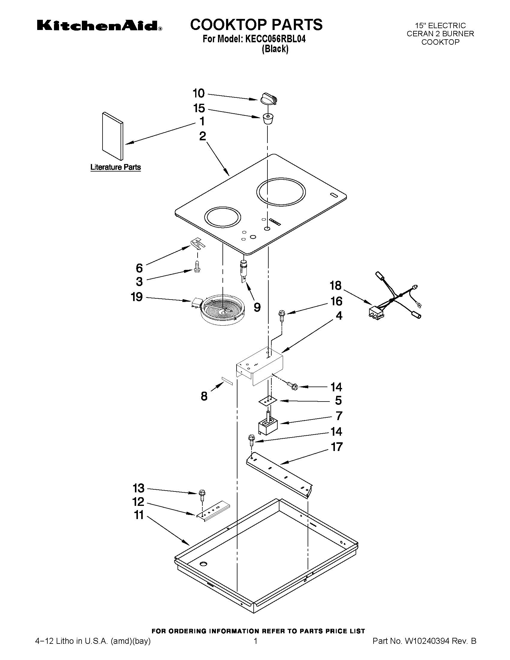 01 - COOKTOP PARTS