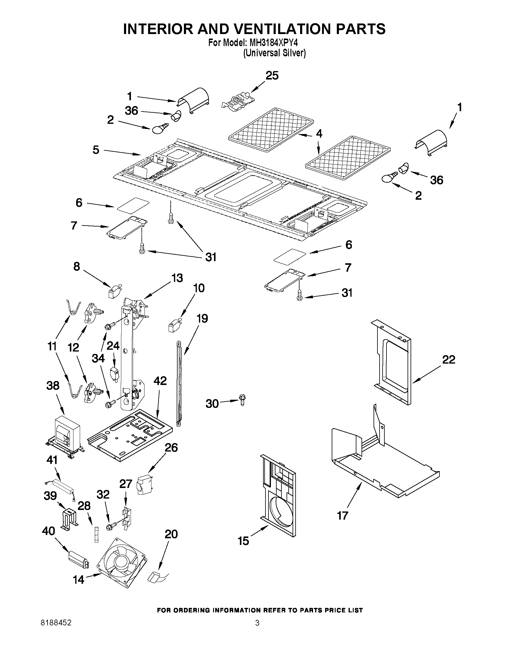 03 - INTERIOR AND VENTILATION PARTS