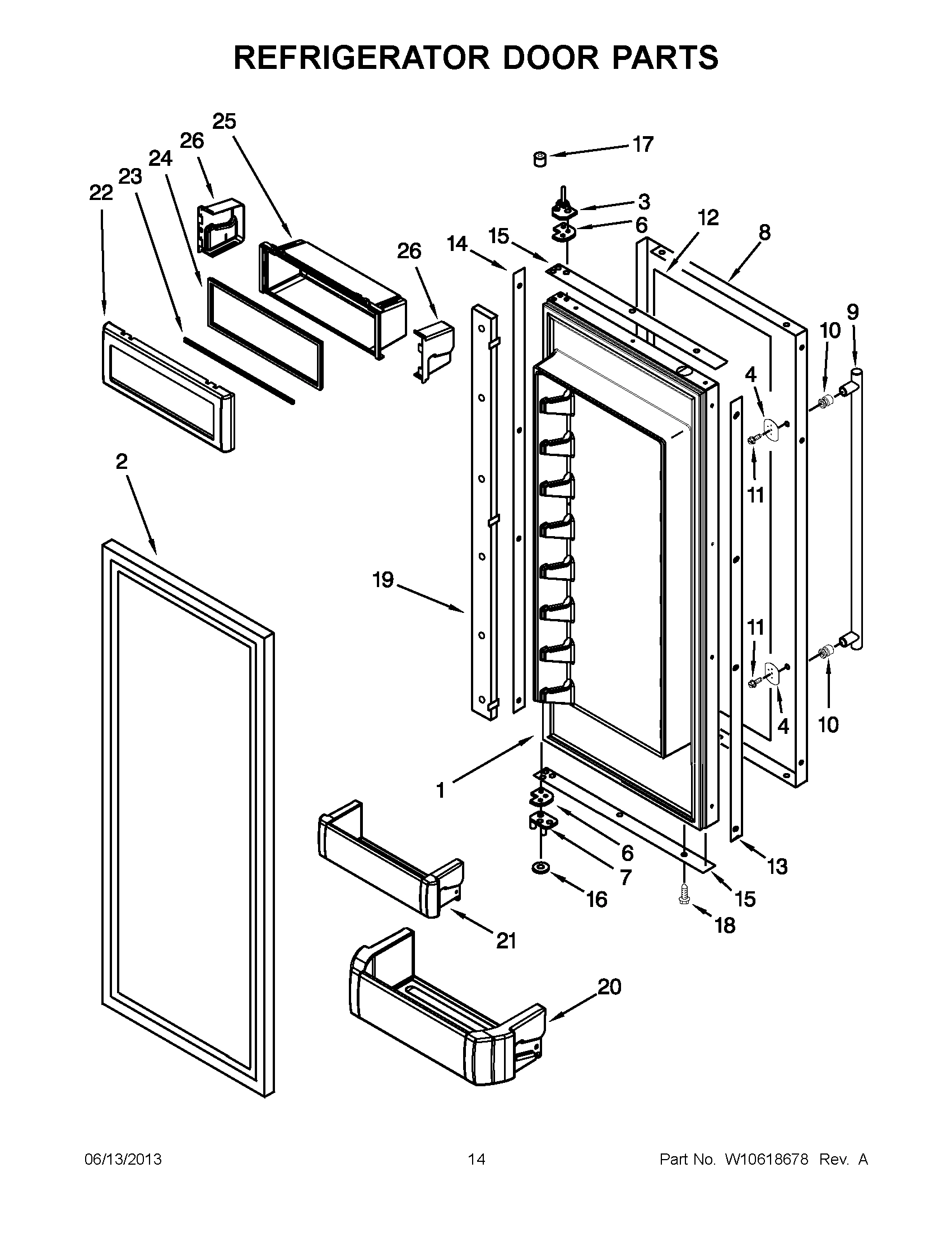 07 - REFRIGERATOR DOOR PARTS