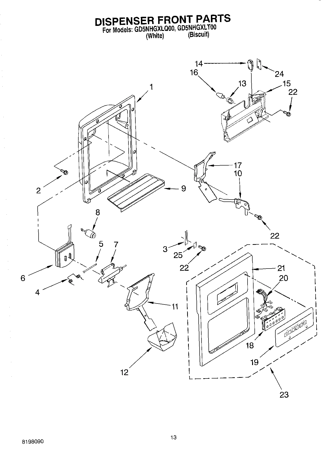 08 - DISPENSER FRONT