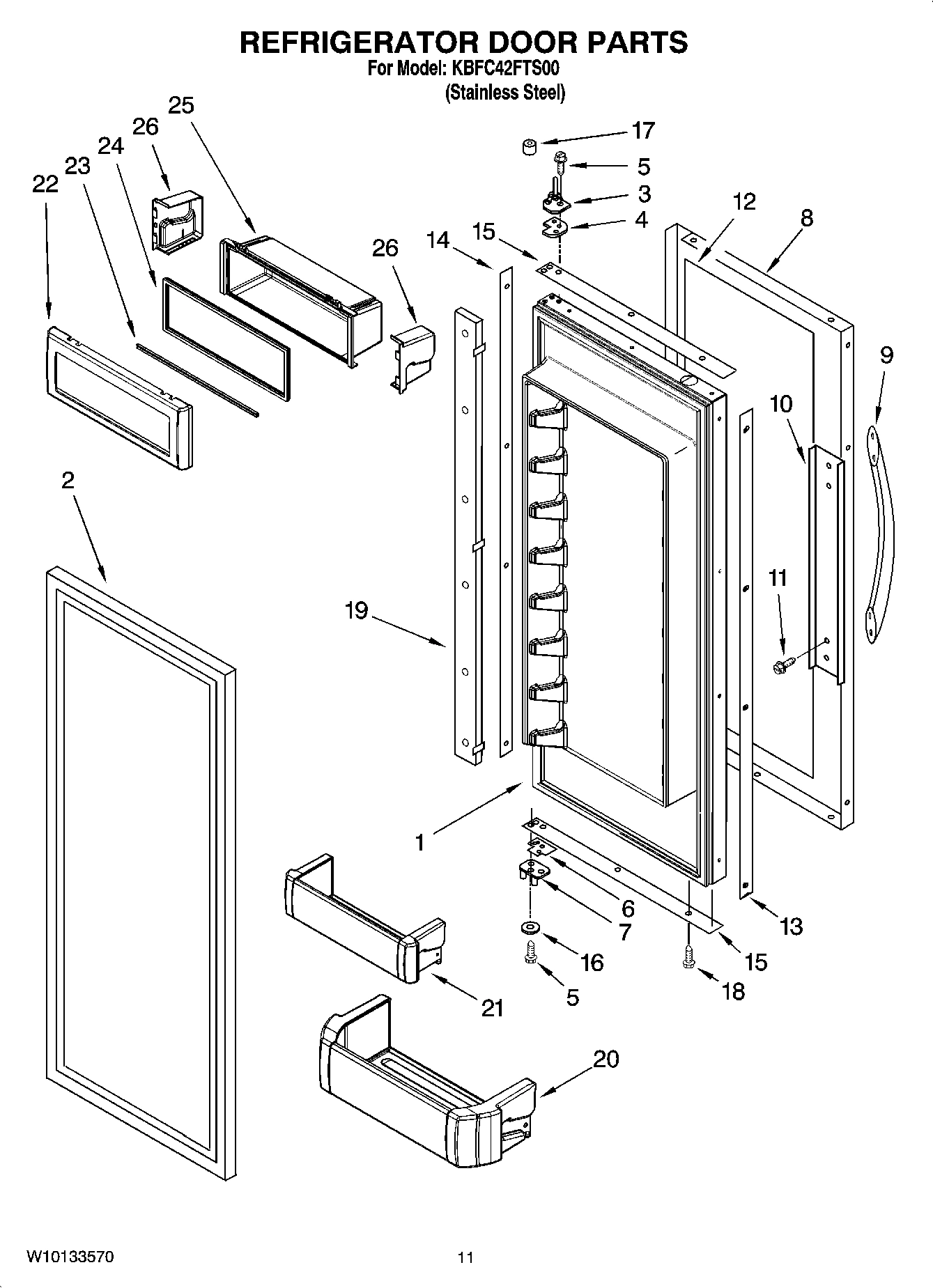 07 - REFRIGERATOR DOOR PARTS
