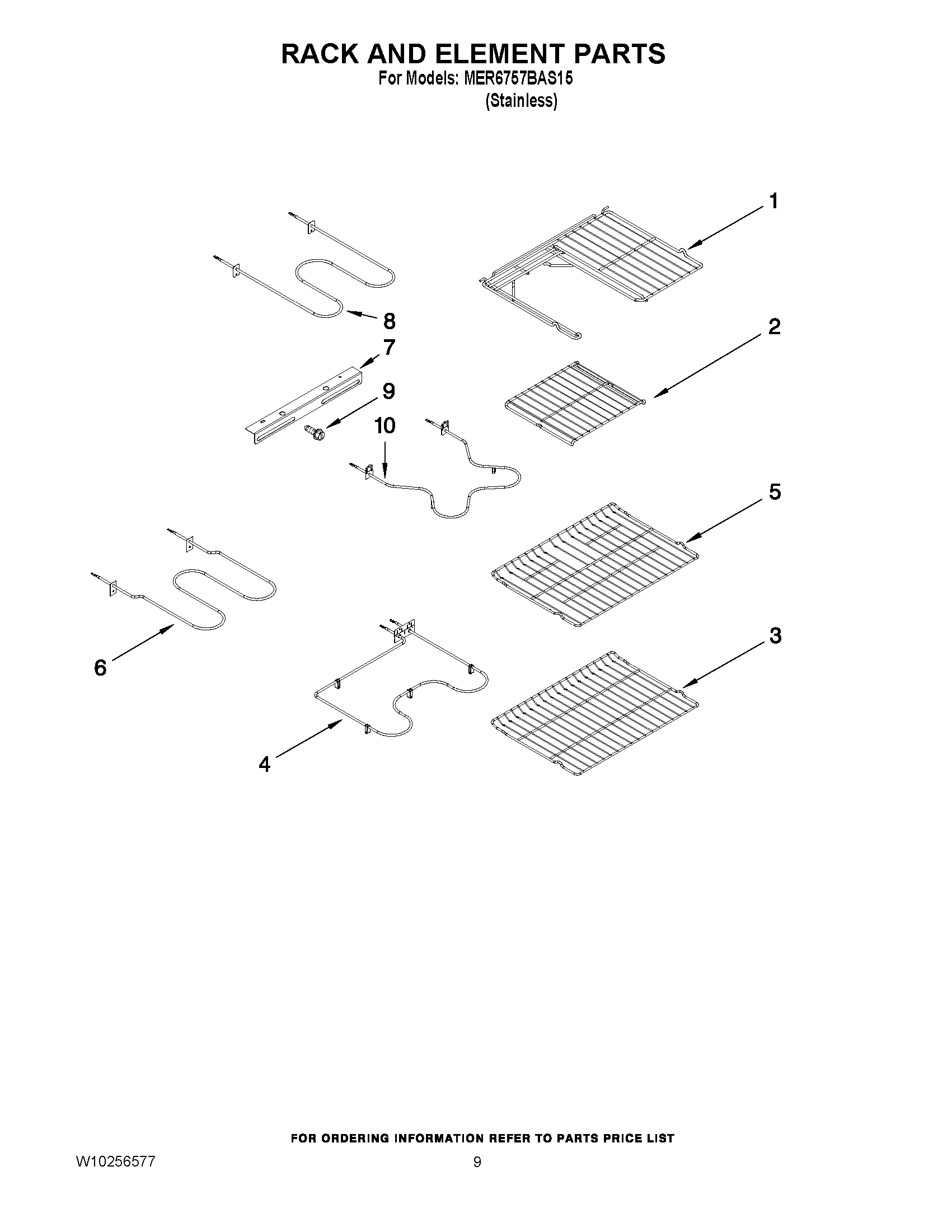 06 - RACK AND ELEMENT PARTS
