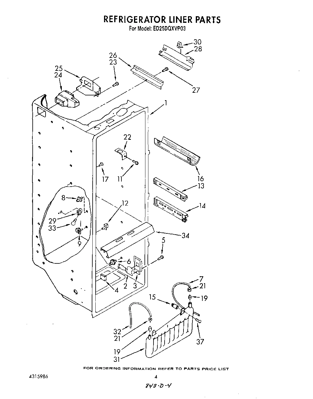 03 - REFRIGERATOR LINER