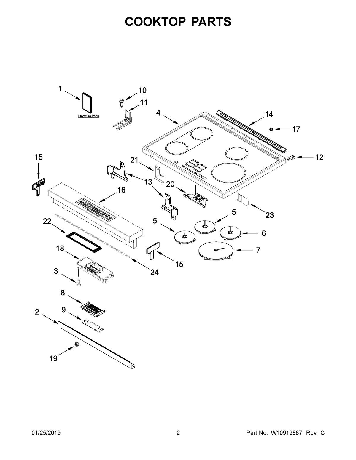 02 - COOKTOP PARTS