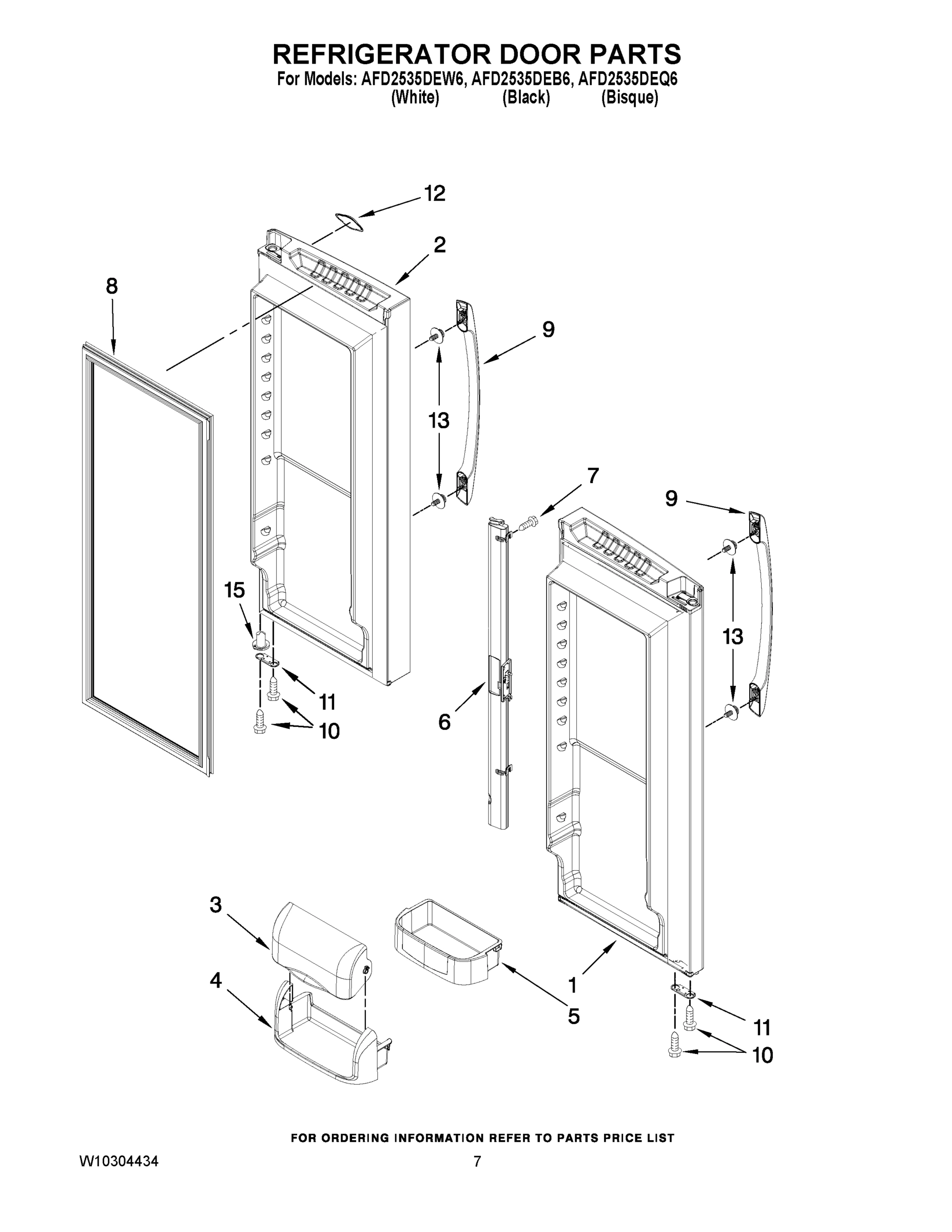 04 - REFRIGERATOR DOOR PARTS