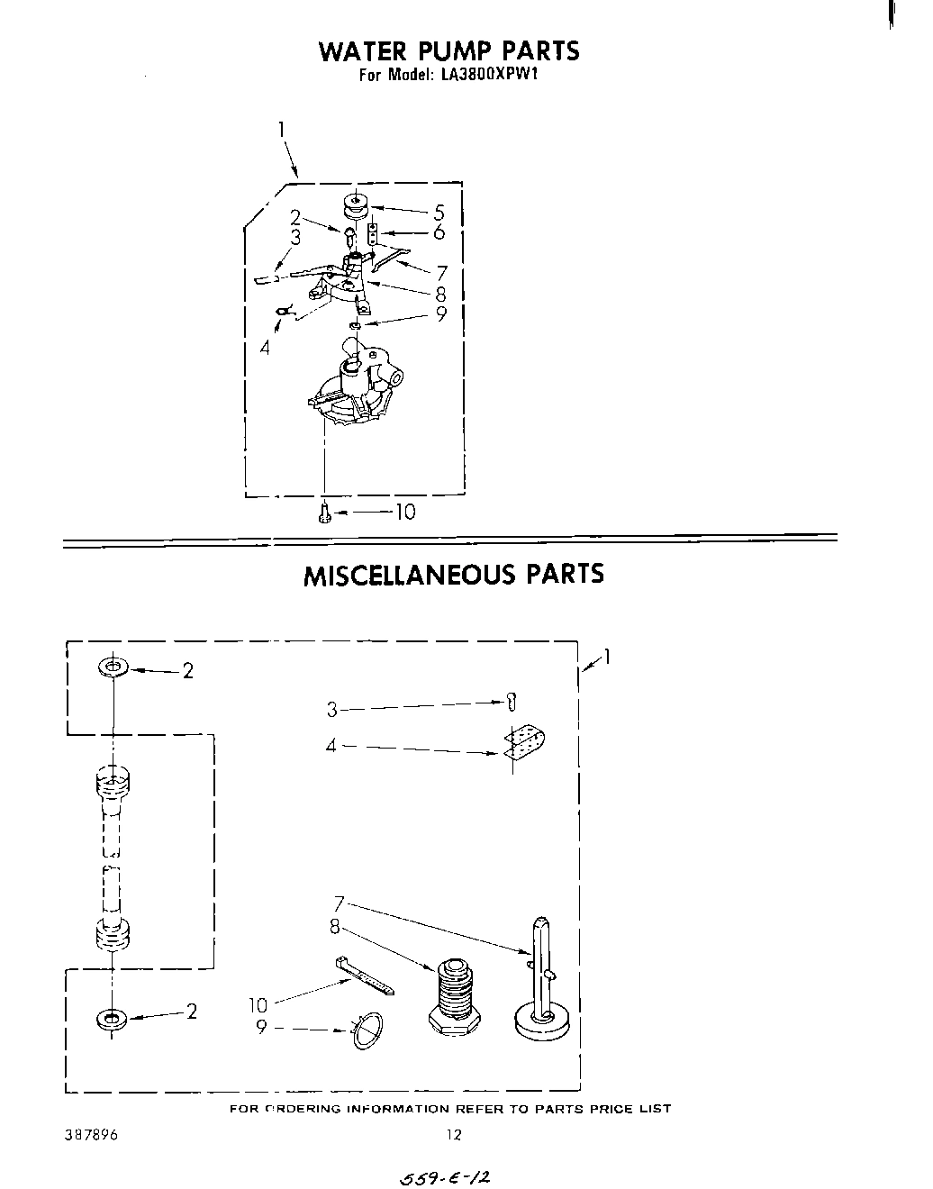 09 - WATER PUMP , MISCELLANEOUS