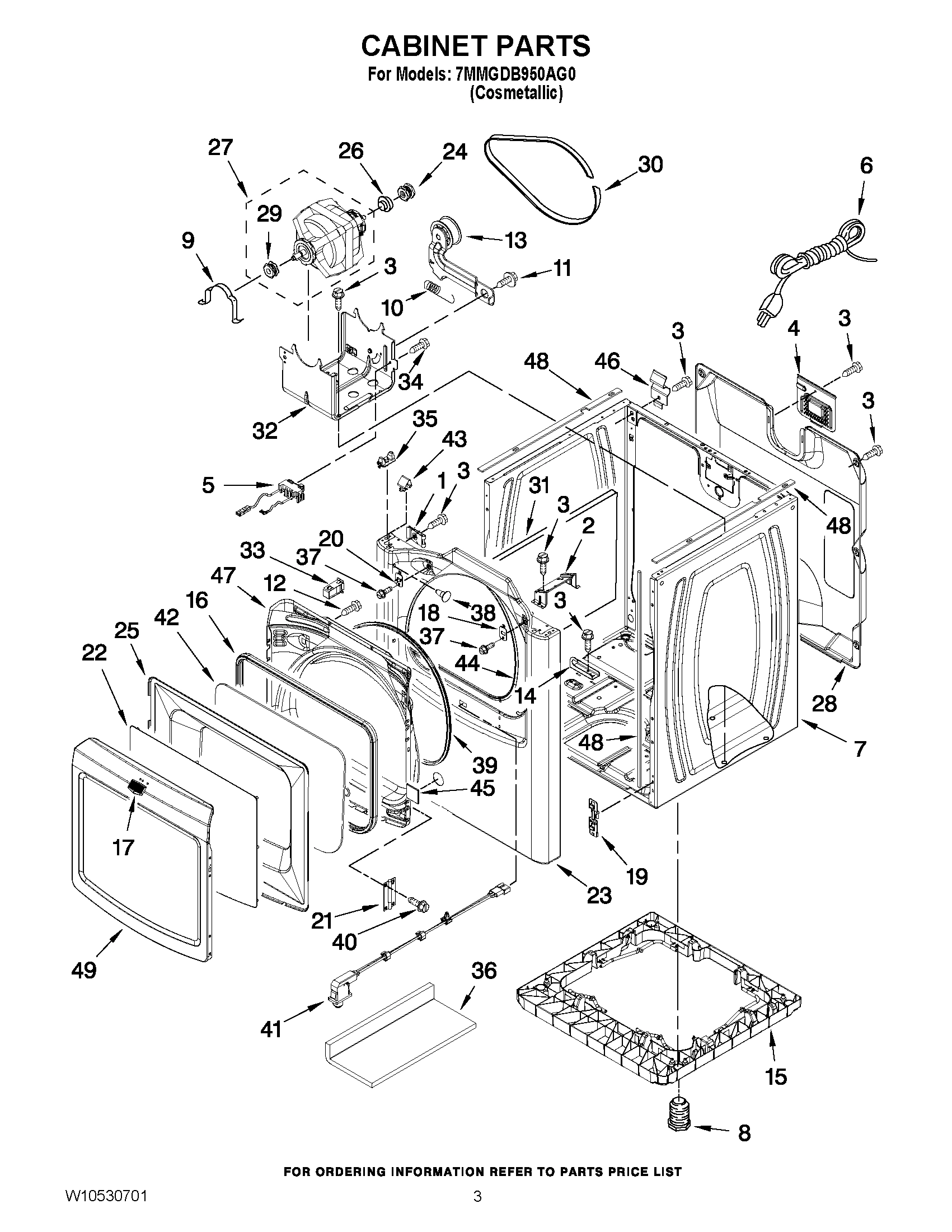 02 - CABINET PARTS