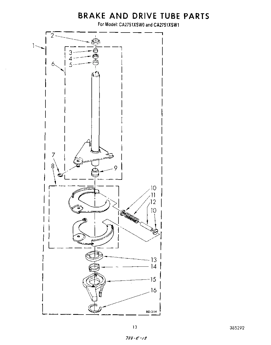 11 - BRAKE AND DRIVE TUB