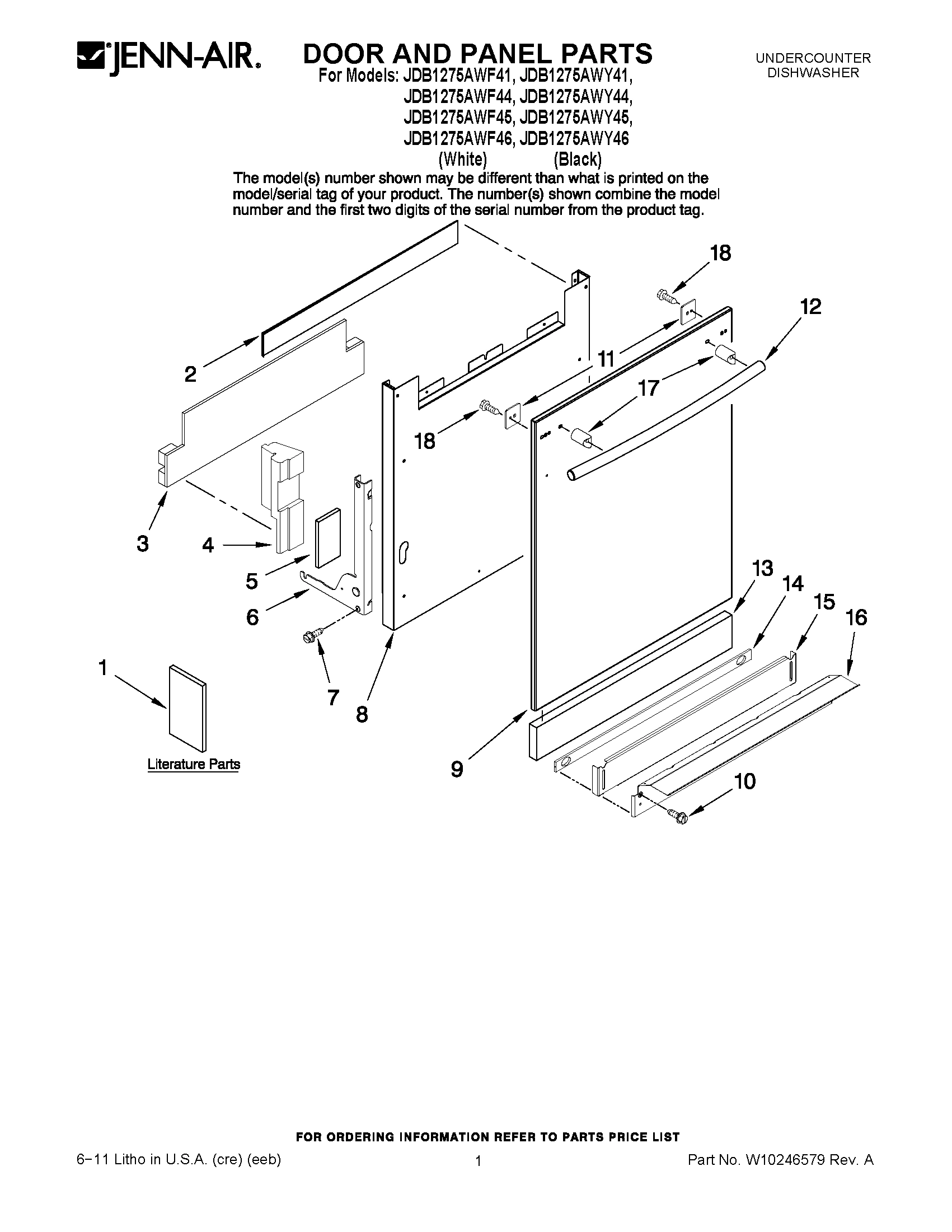 01 - DOOR AND PANEL PARTS