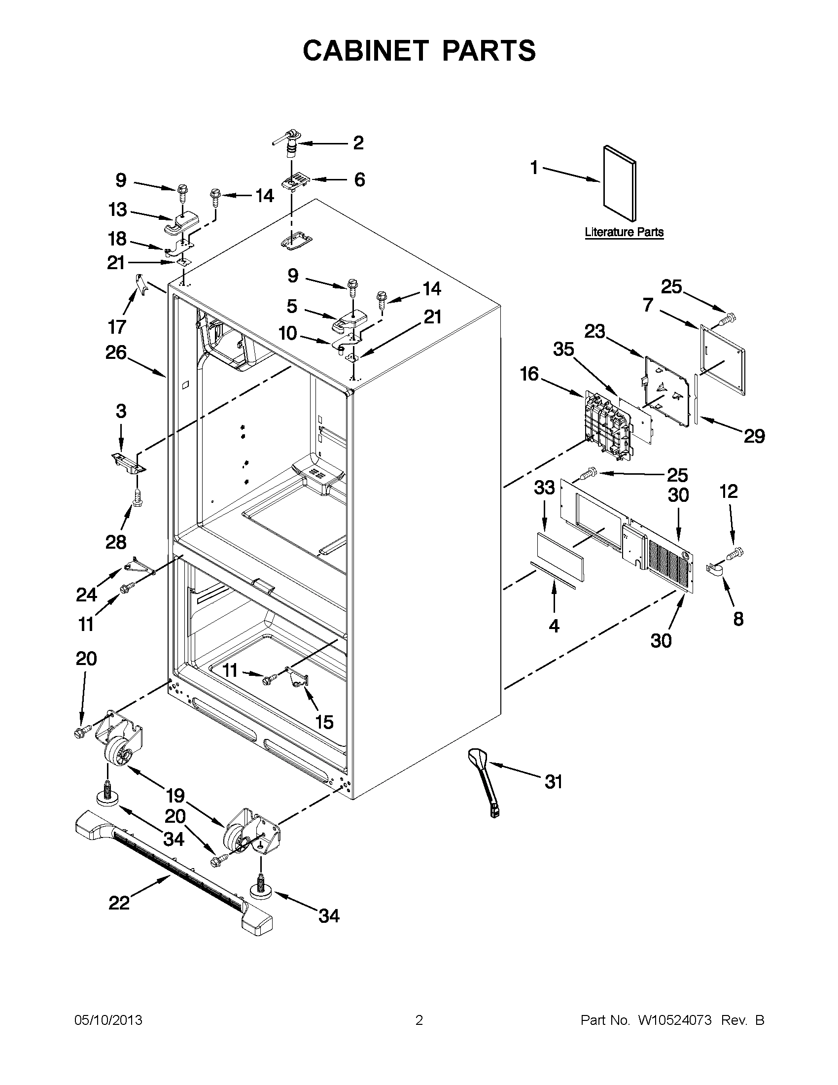 01 - CABINET PARTS