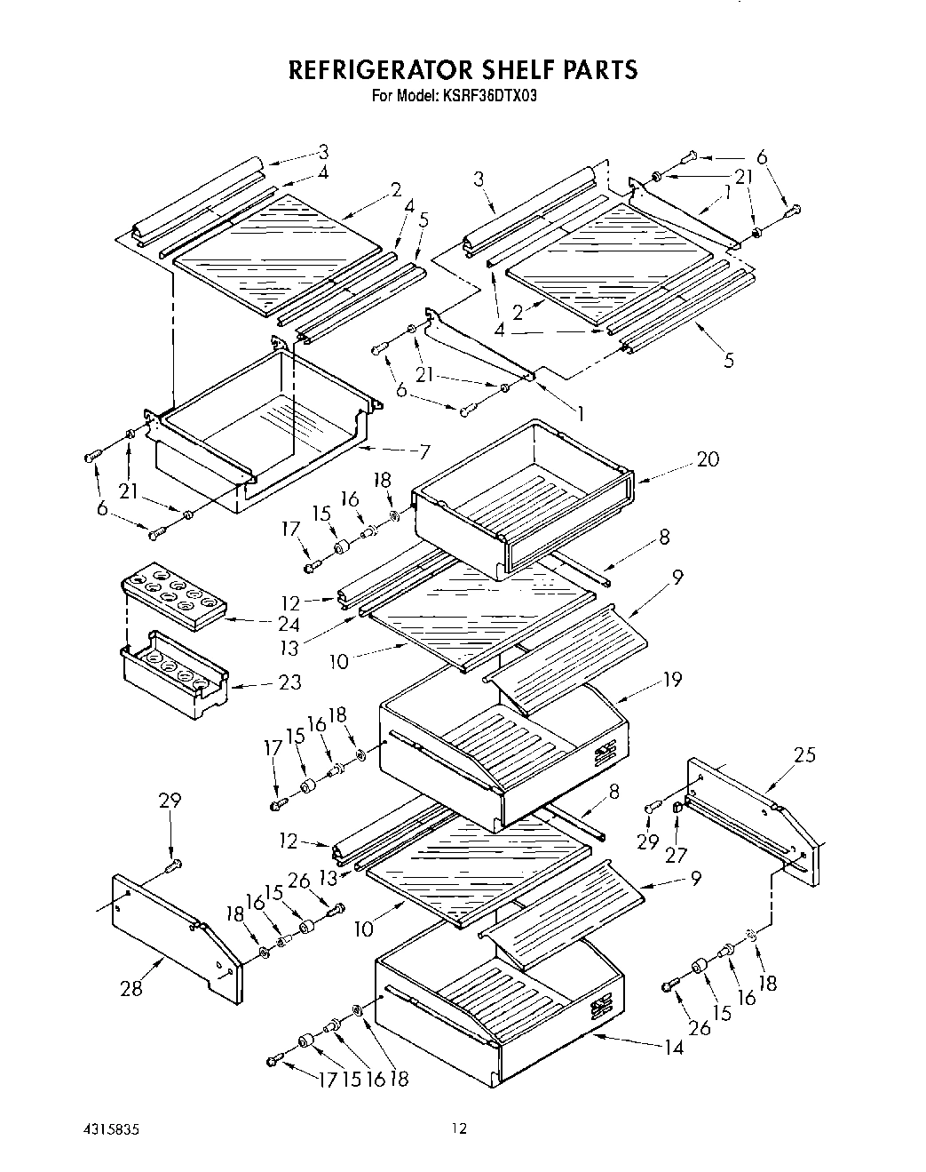 08 - REFRIGERATOR SHELF