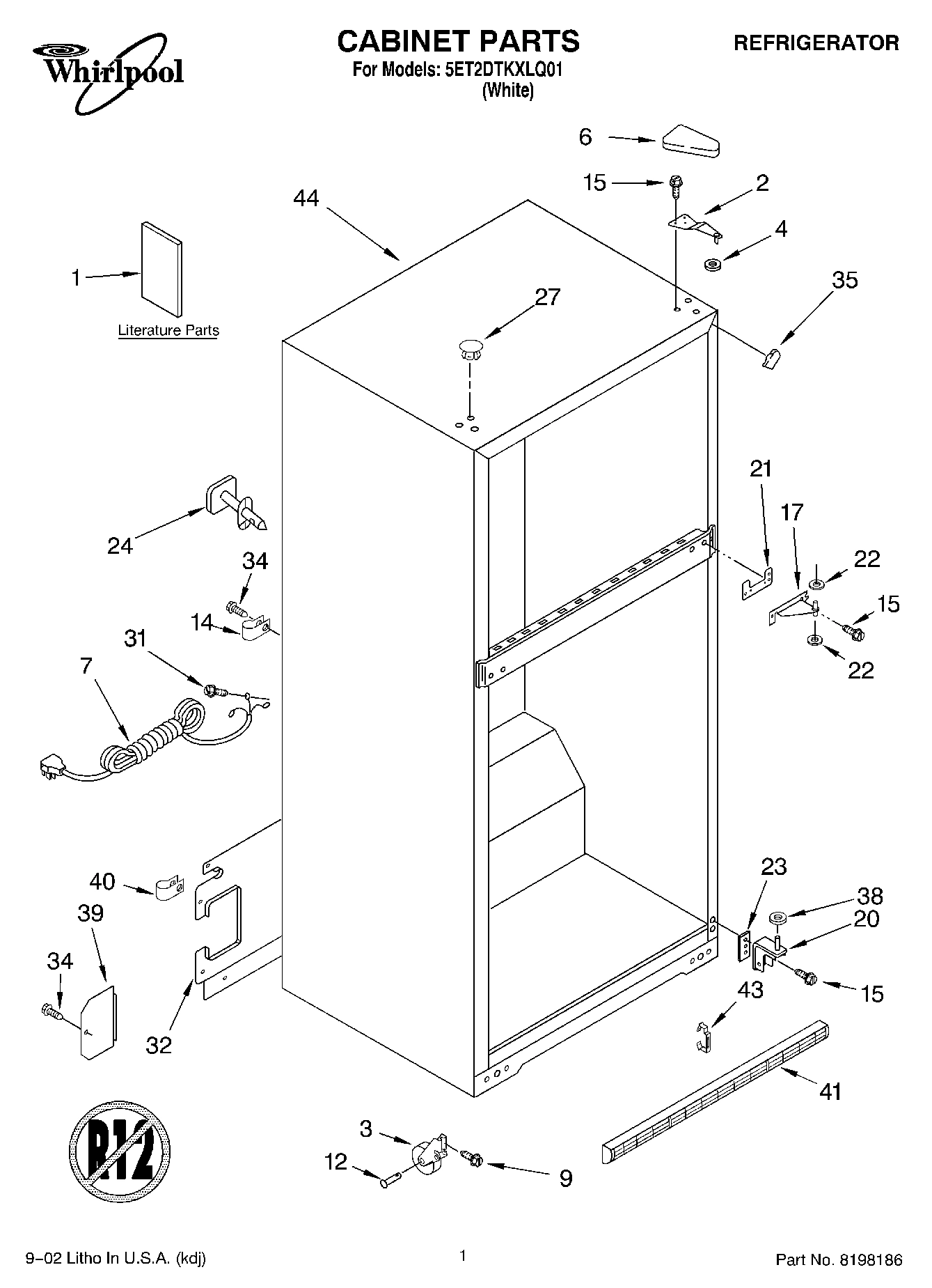 01 - CABINET, LITERATURE