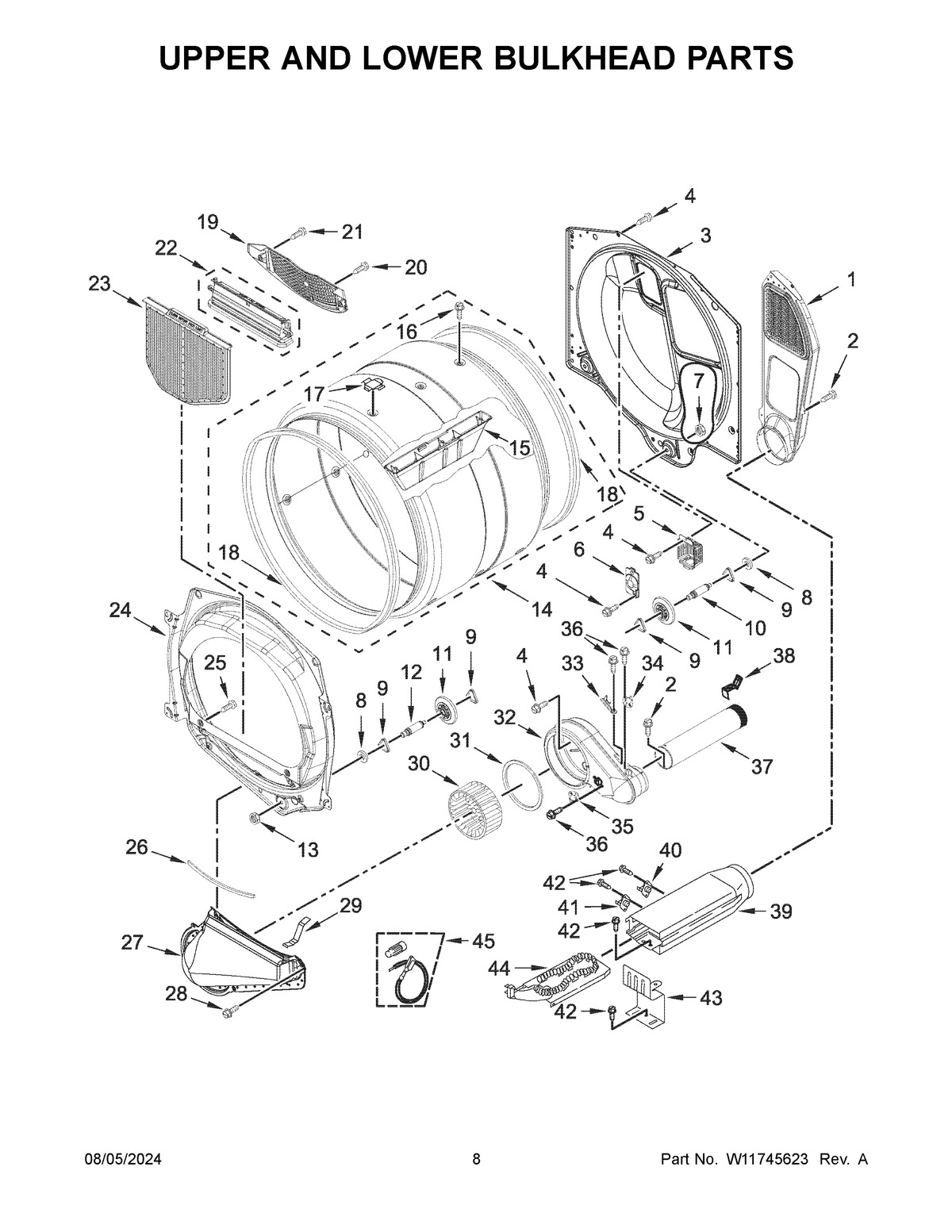05 - UPPER AND LOWER BULKHEAD PARTS