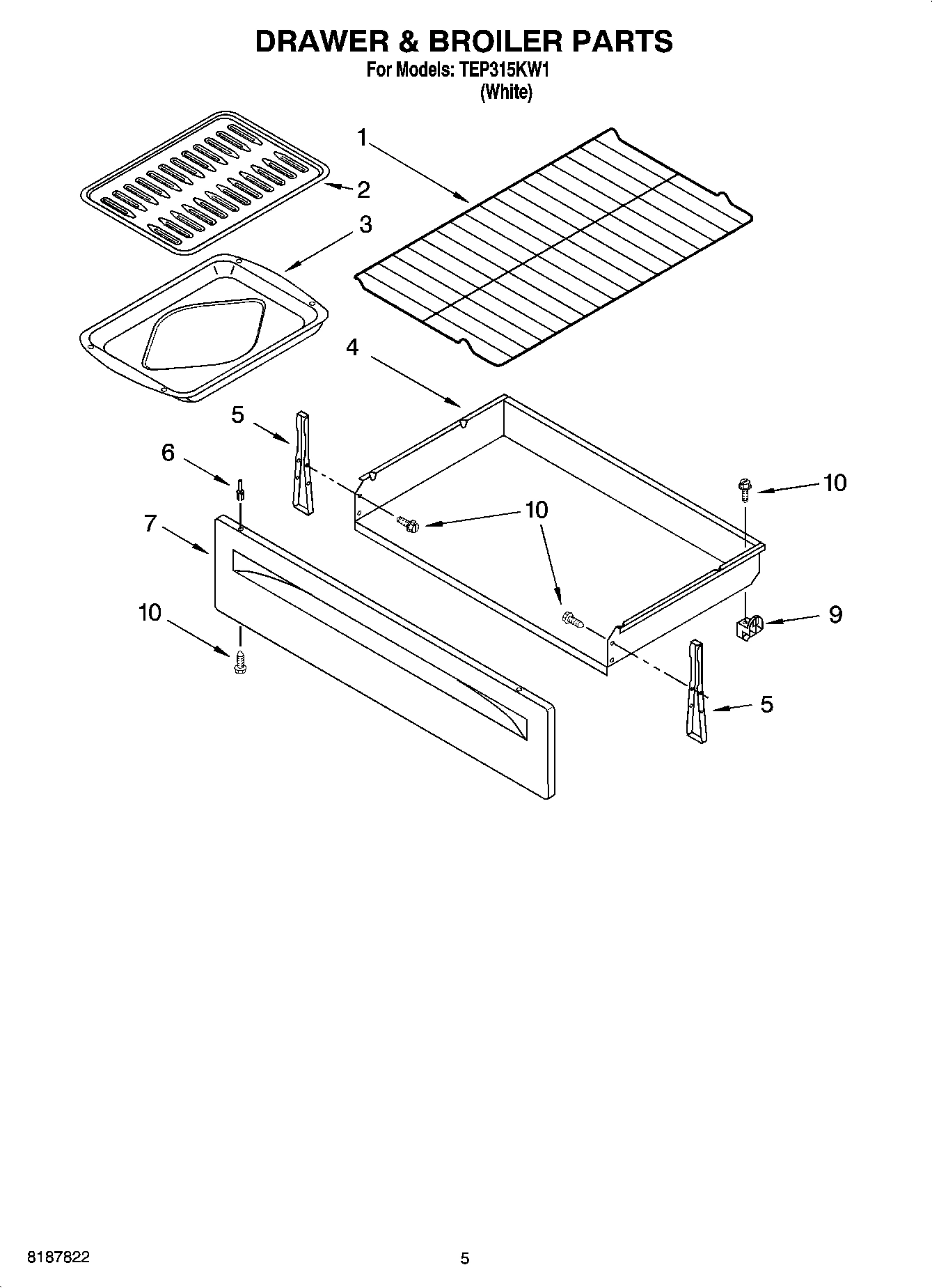 04 - DRAWER & BROILER PARTS