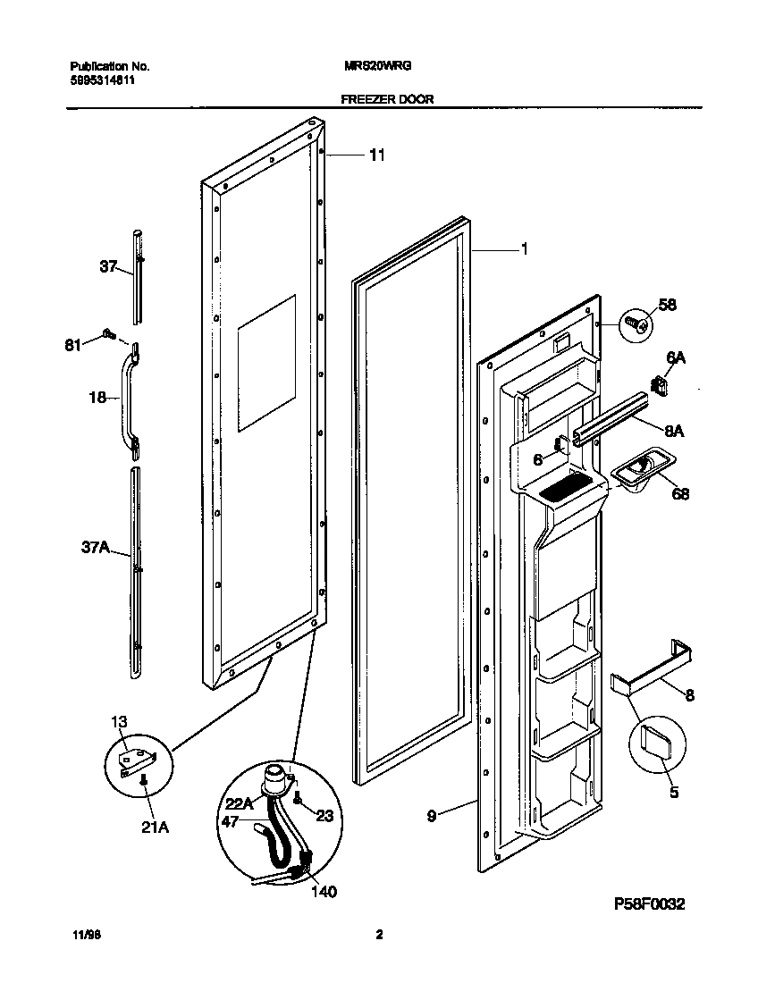 02 - FREEZER DOOR